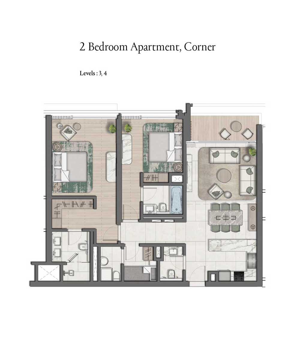 Imkan Naseem AlJurf floor plan 3