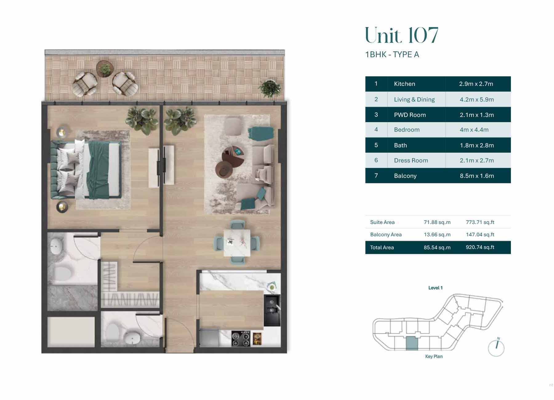 Pelagia at Al Marjan floor plan 1
