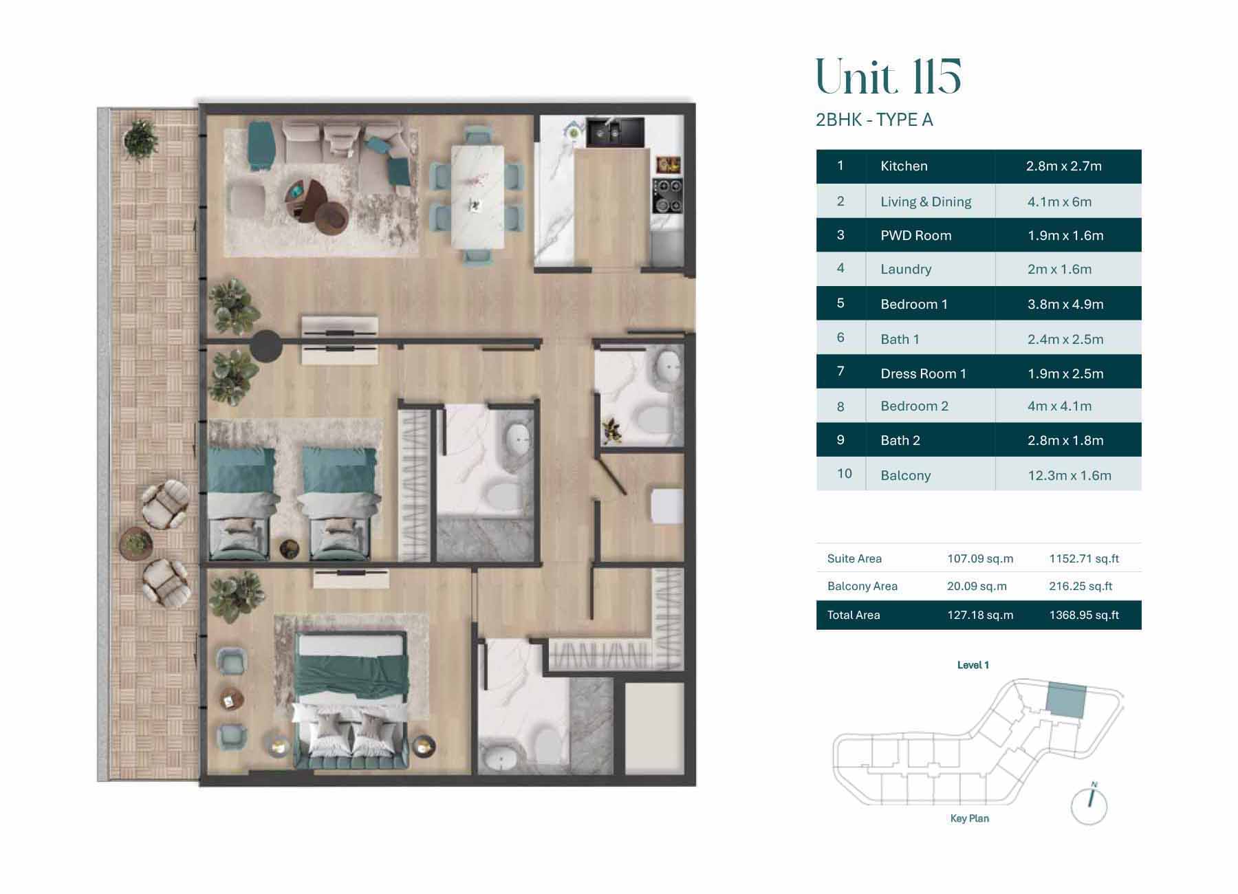 Pelagia at Al Marjan floor plan 3