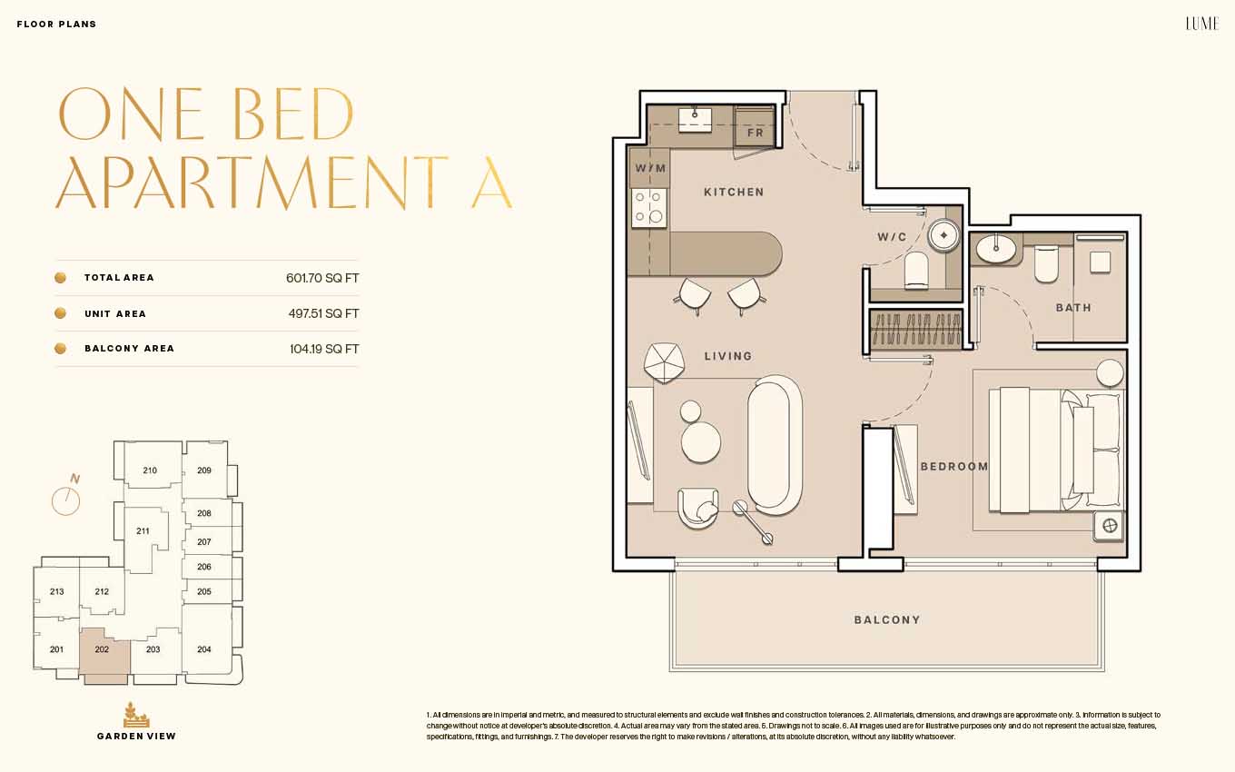 Lume Residence at JVC floor plan 2