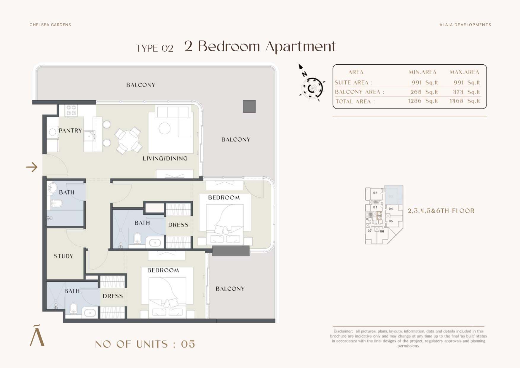 Chelsea Gardens floor plan 3
