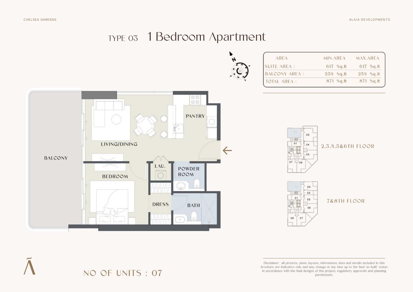 Chelsea Gardens floor plan 2
