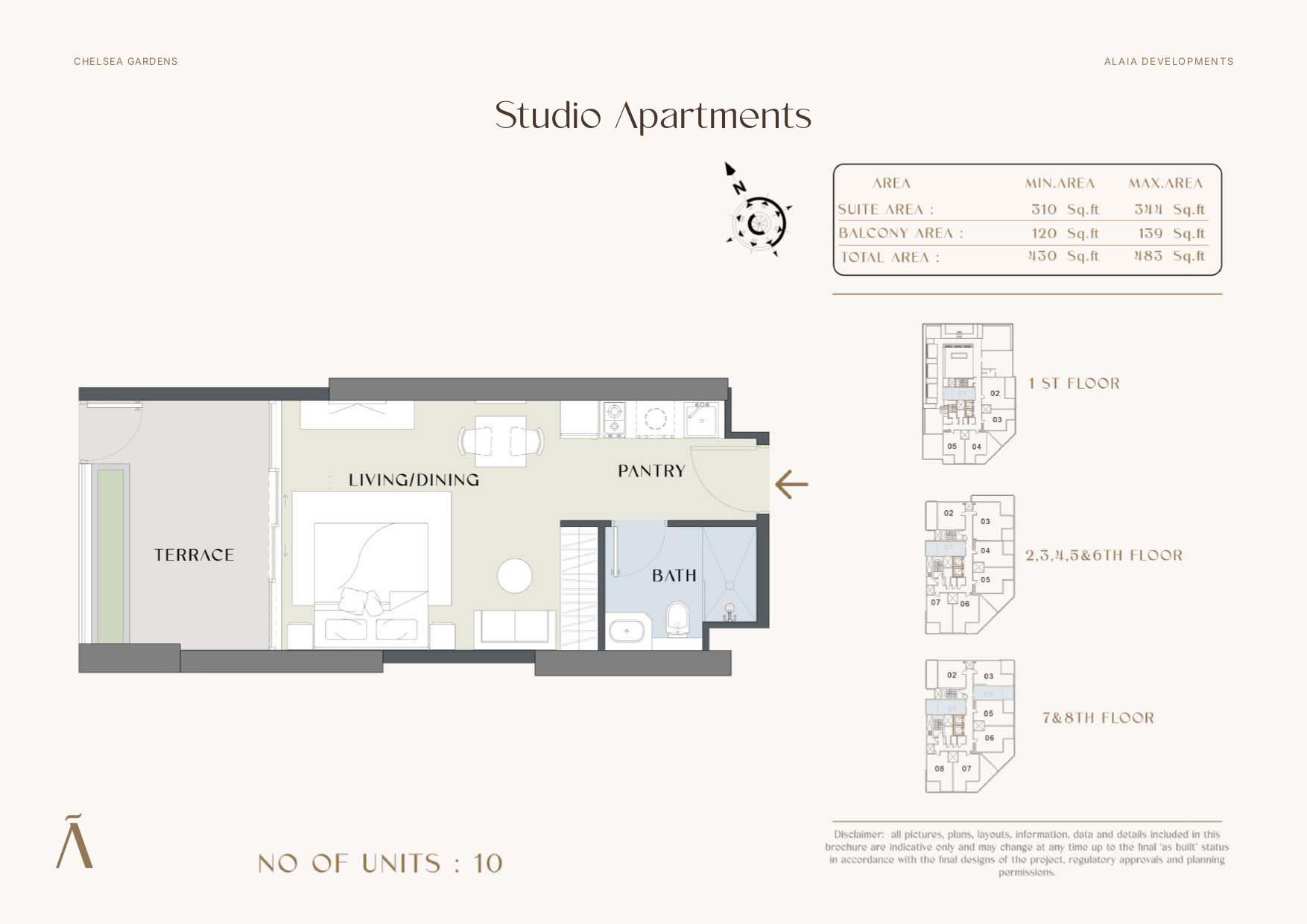 Chelsea Gardens floor plan 1