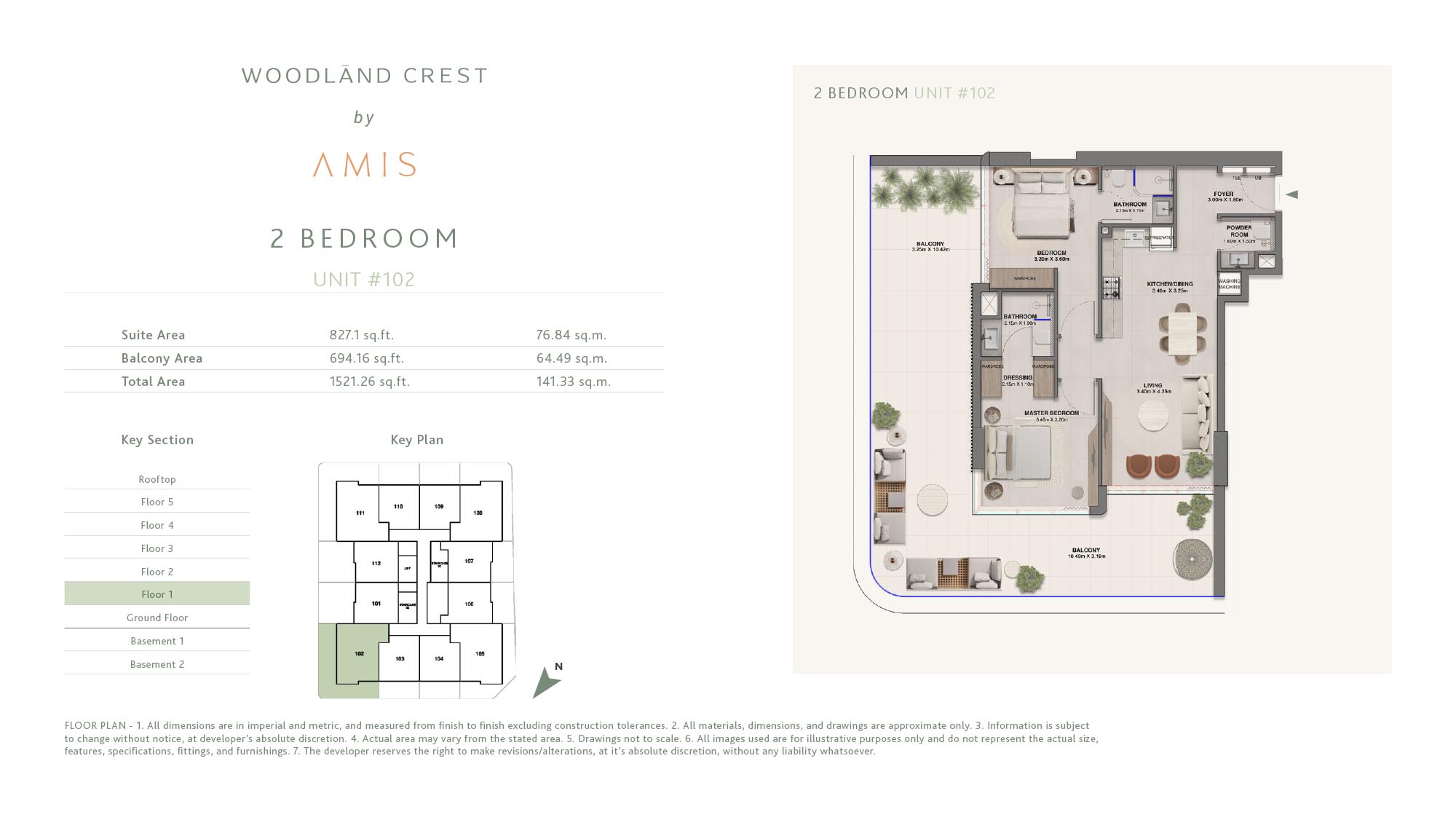 Woodland Crest floor plan 2