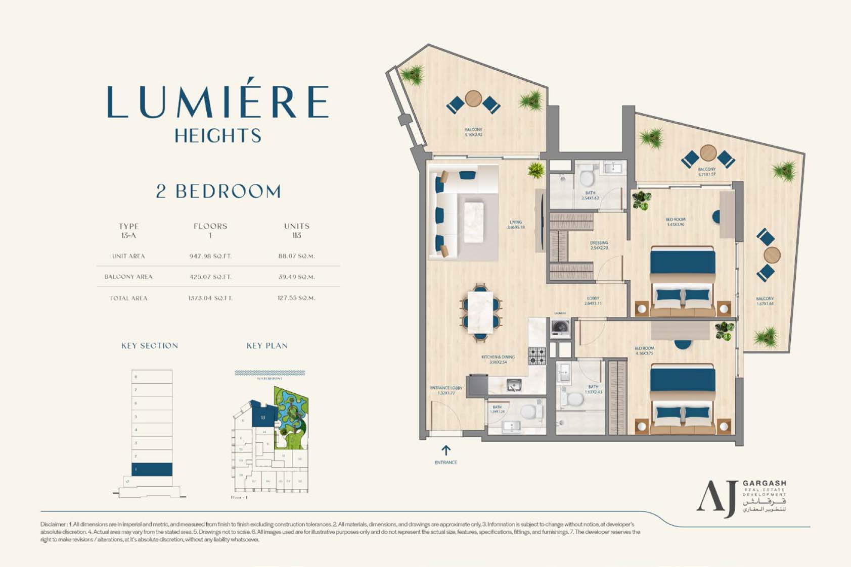 Lumiere Heights at Al Jaddaf floor plan 3