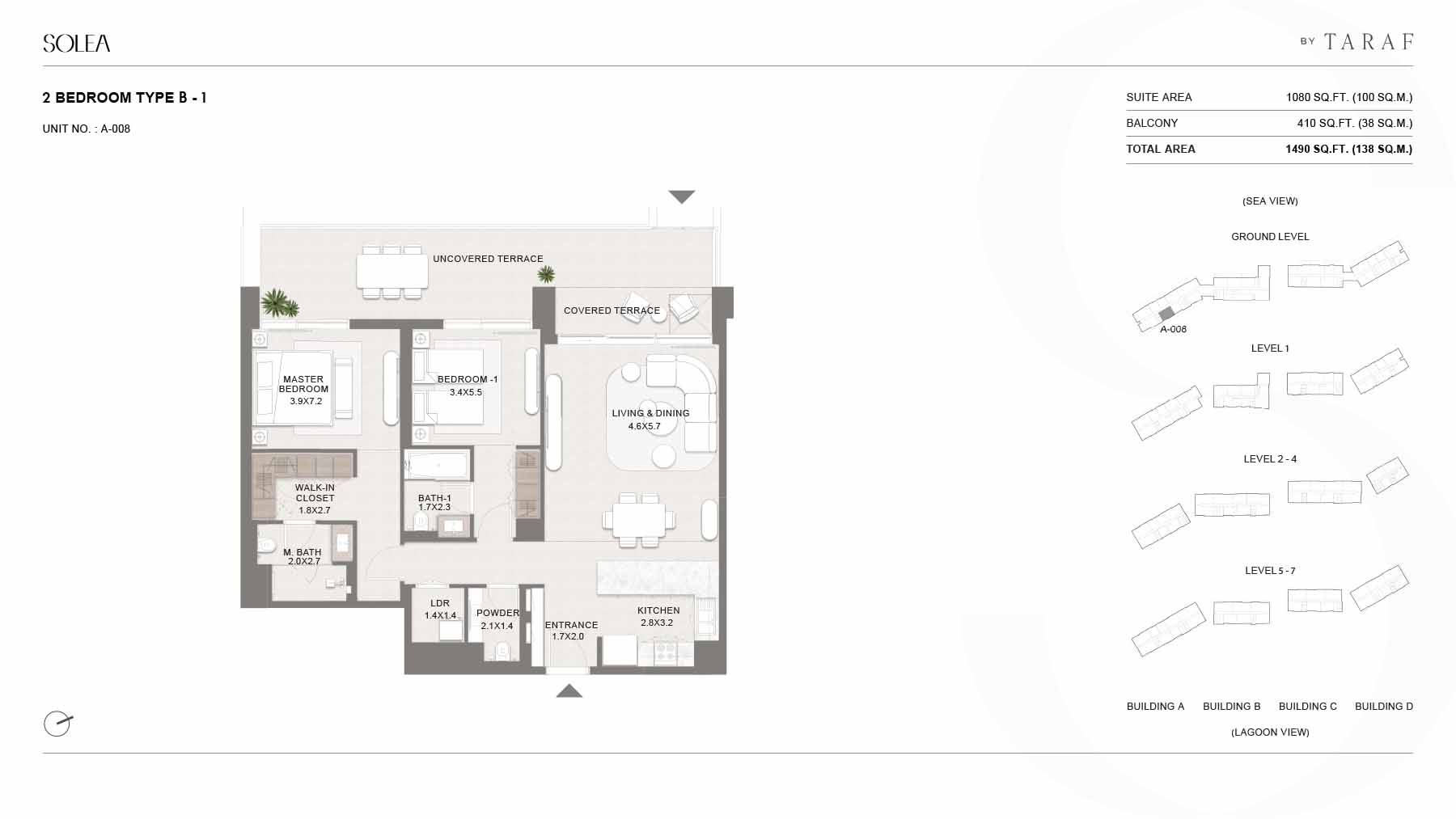 Solea at Saadiyat Island floor plan 3