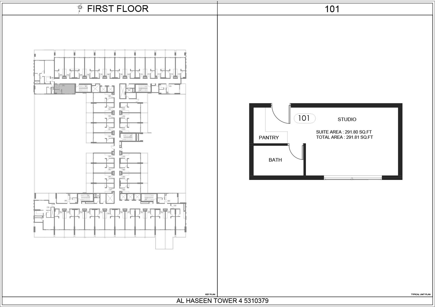 Al Haseen Residences 4 floor plan 1