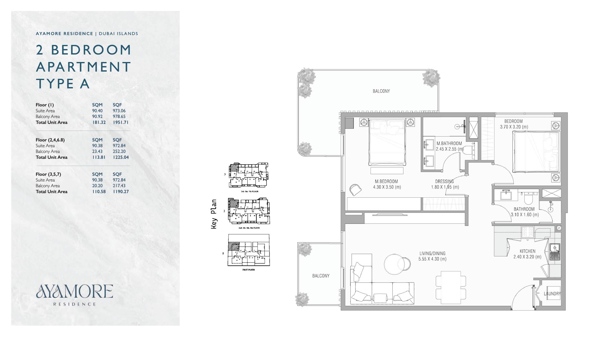 Ayamore Residence at Dubai Islands floor plan 3