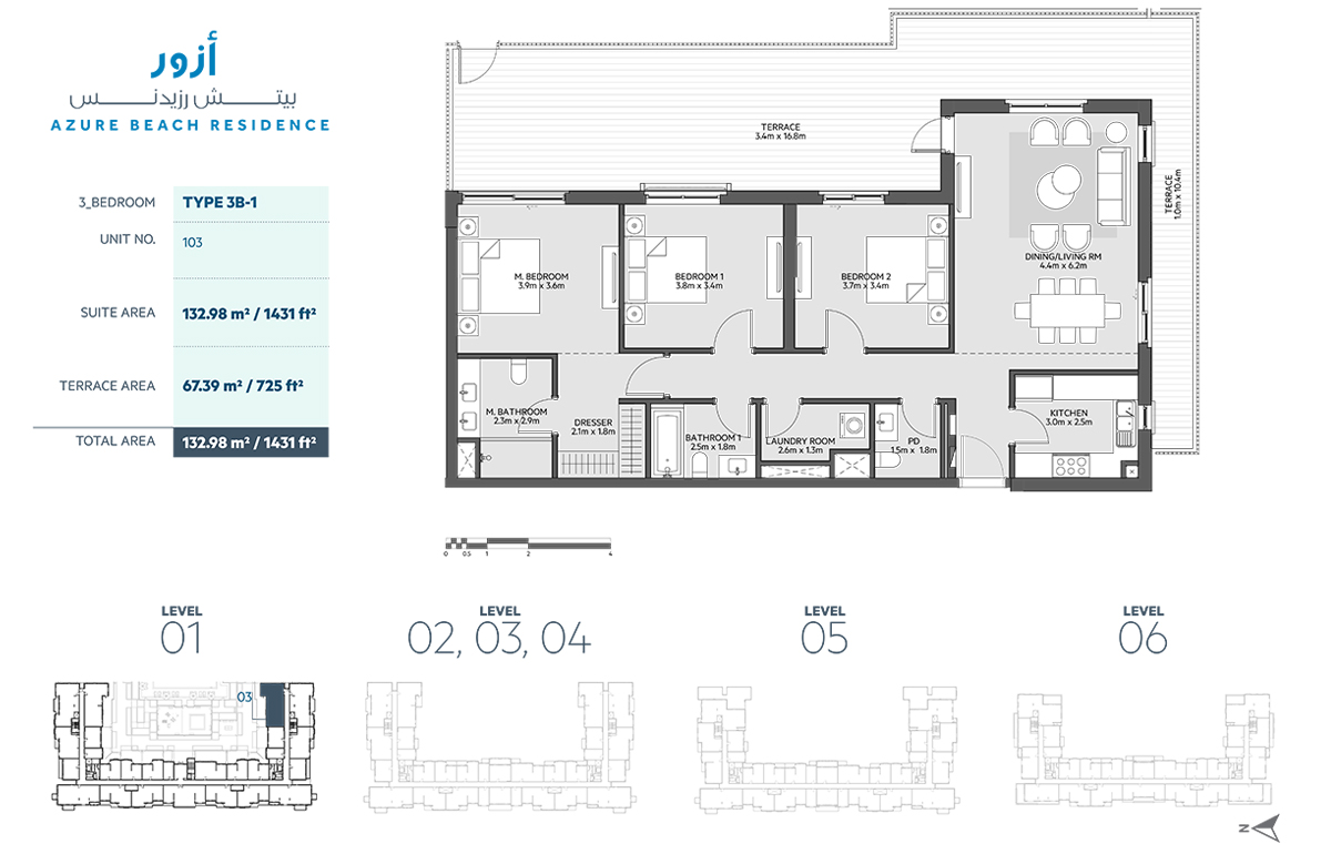Azure Beach Residence floor plan 4