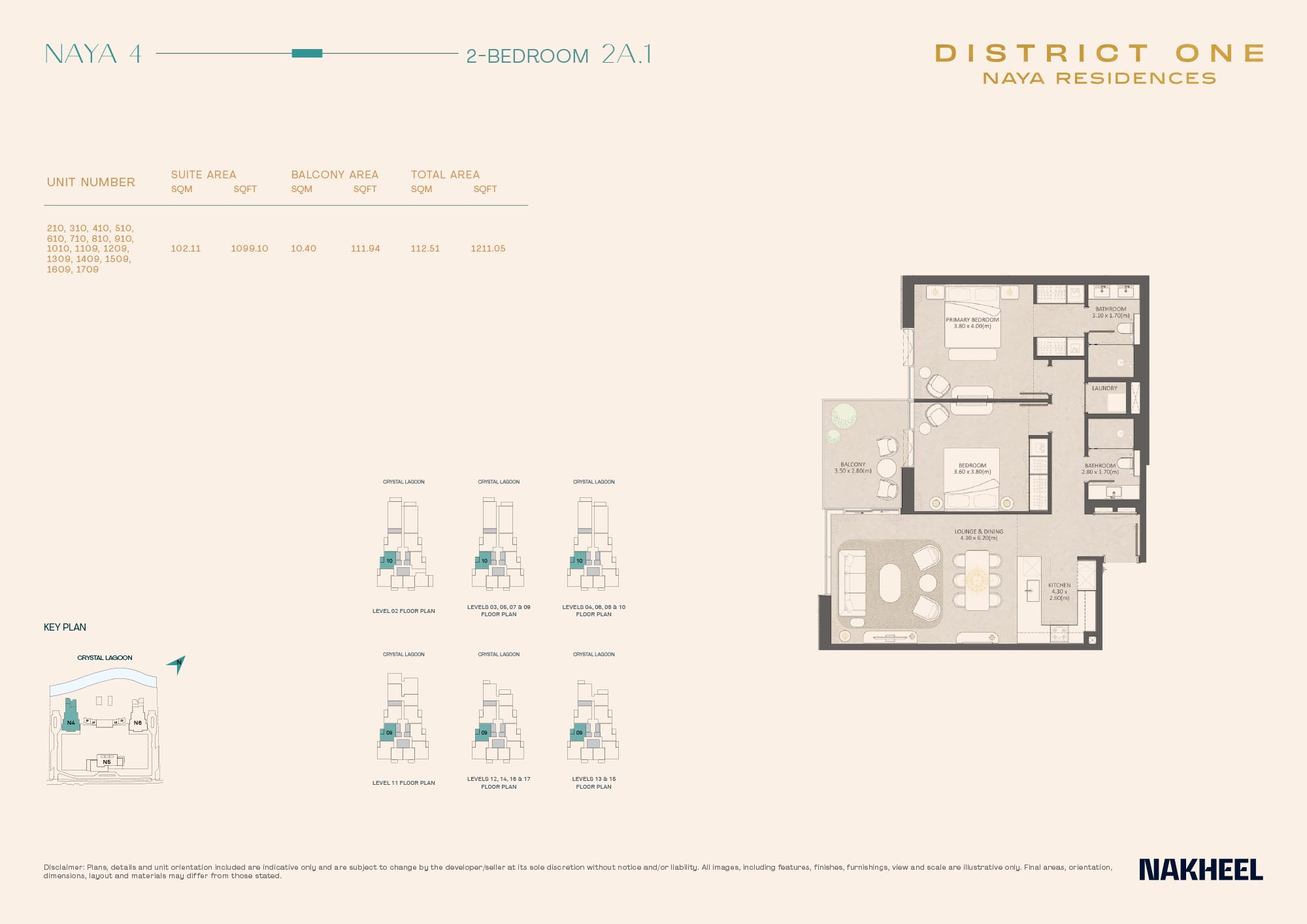 Naya Residences at District One floor plan 2