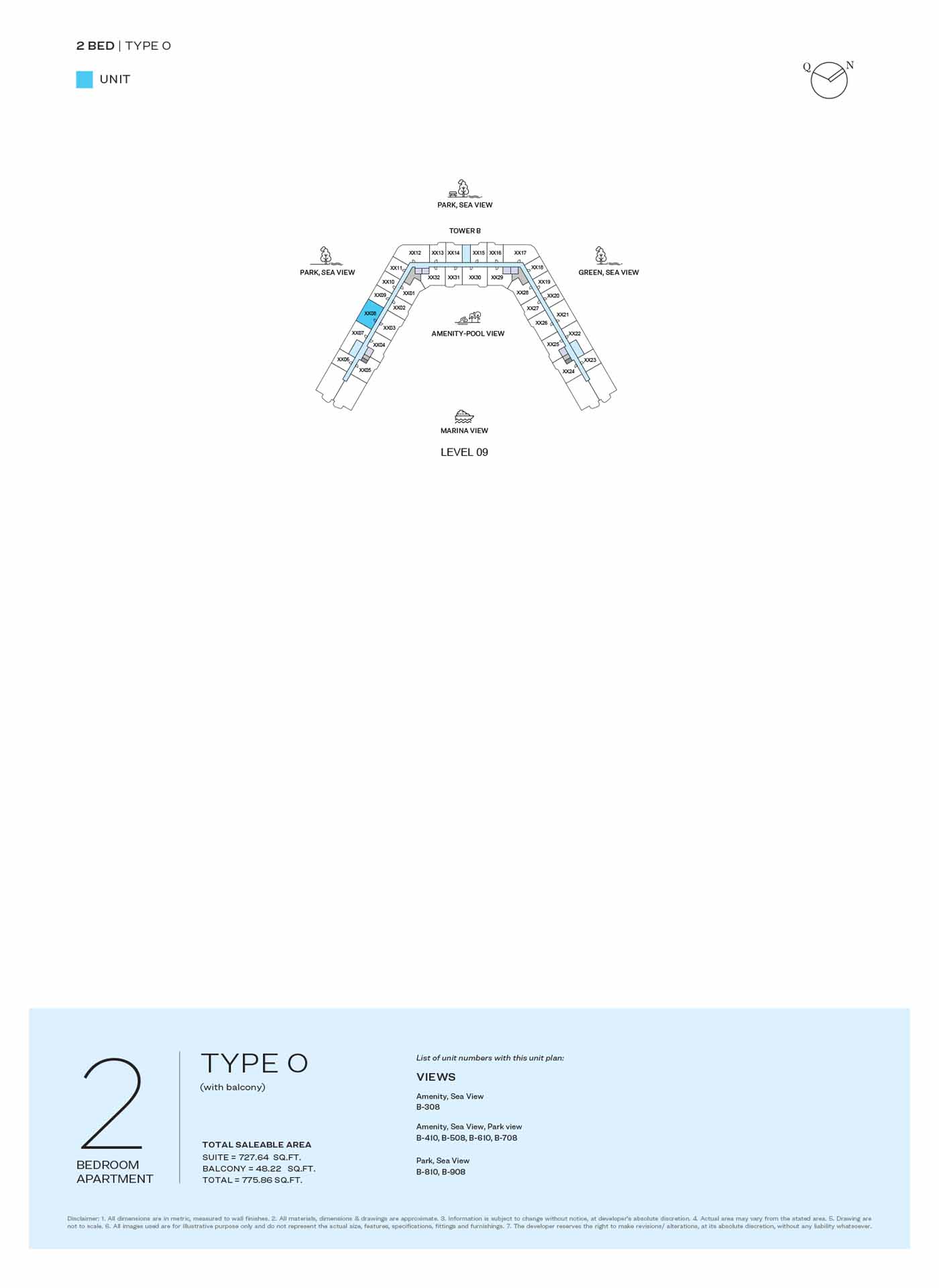 Sobha Pierside Marina Residences floor plan 3