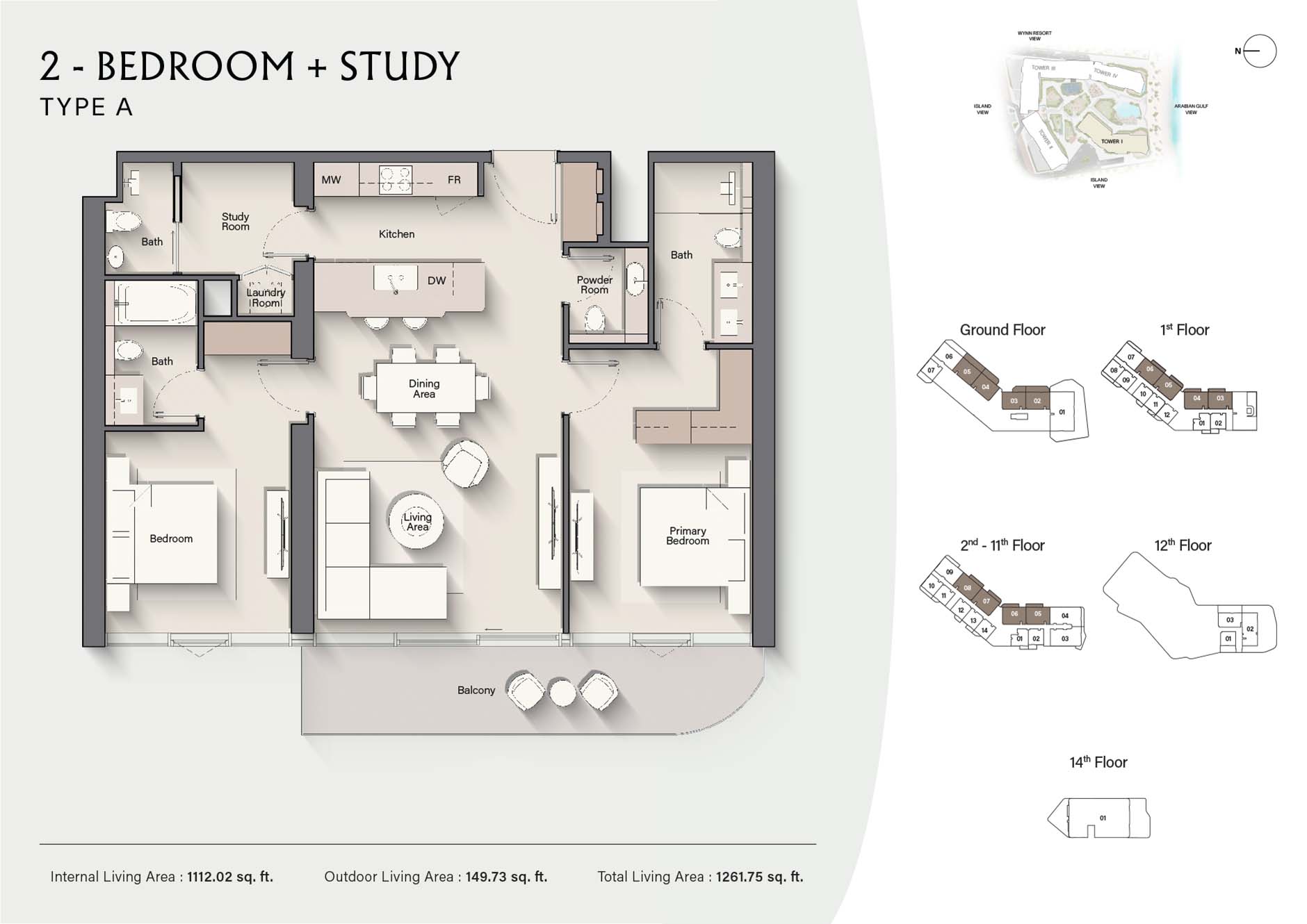 Costa Mare at Al Marjan floor plan 5