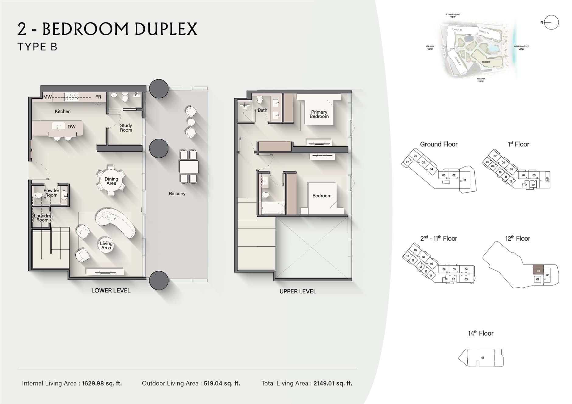 Costa Mare at Al Marjan floor plan 6