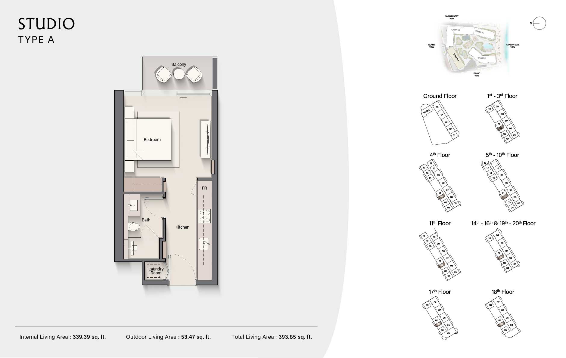 Costa Mare at Al Marjan floor plan 1