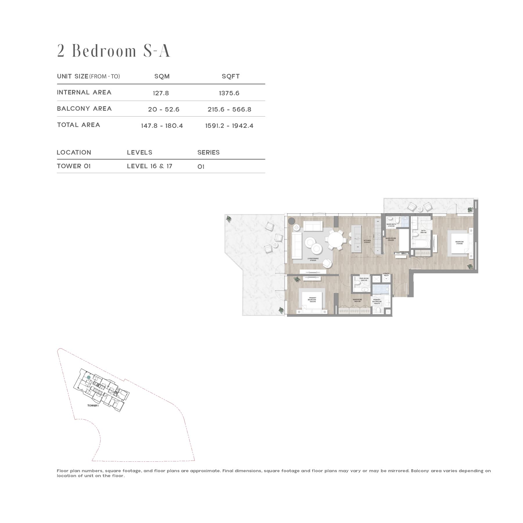 SKAI at Mina Al Arab floor plan 6