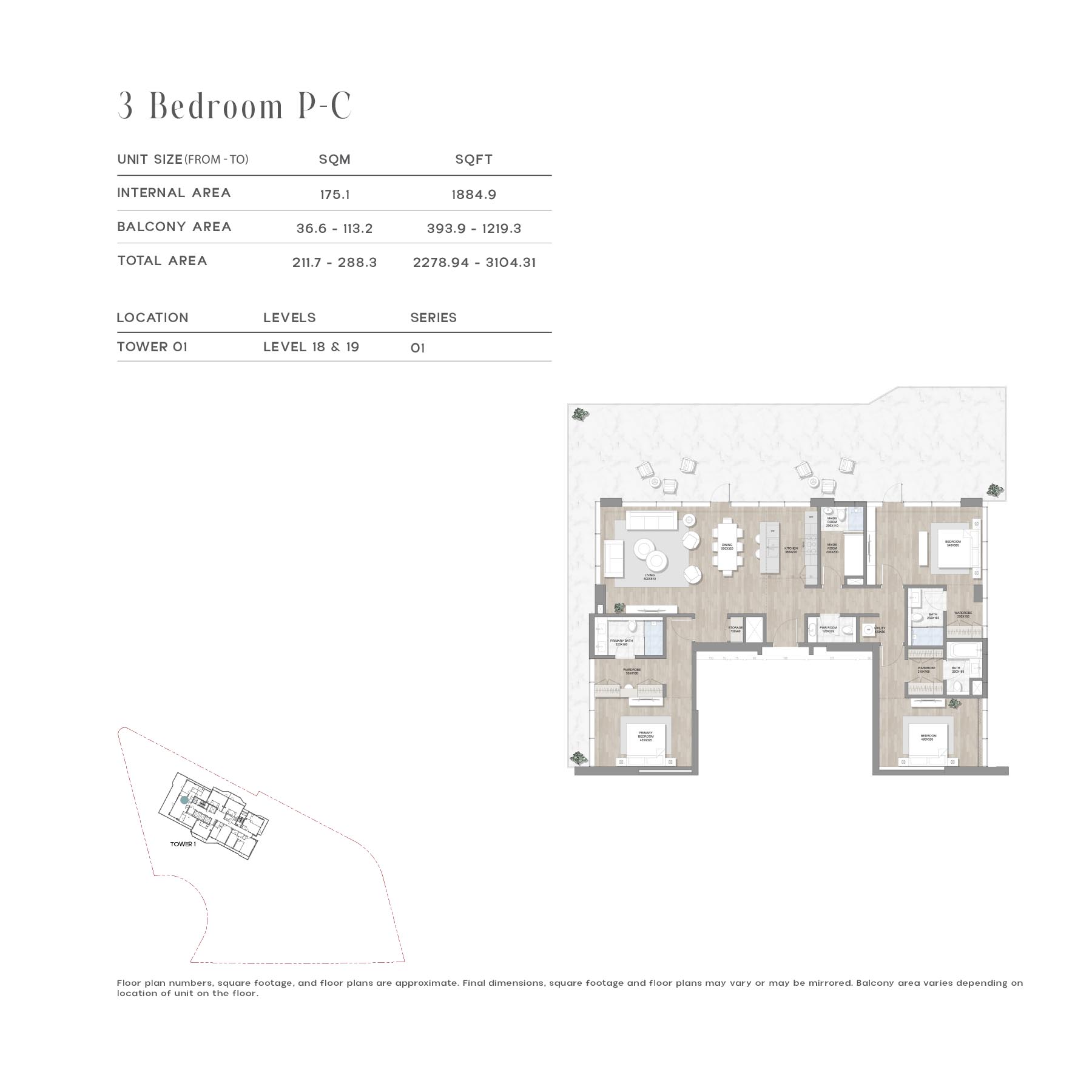 SKAI at Mina Al Arab floor plan 8