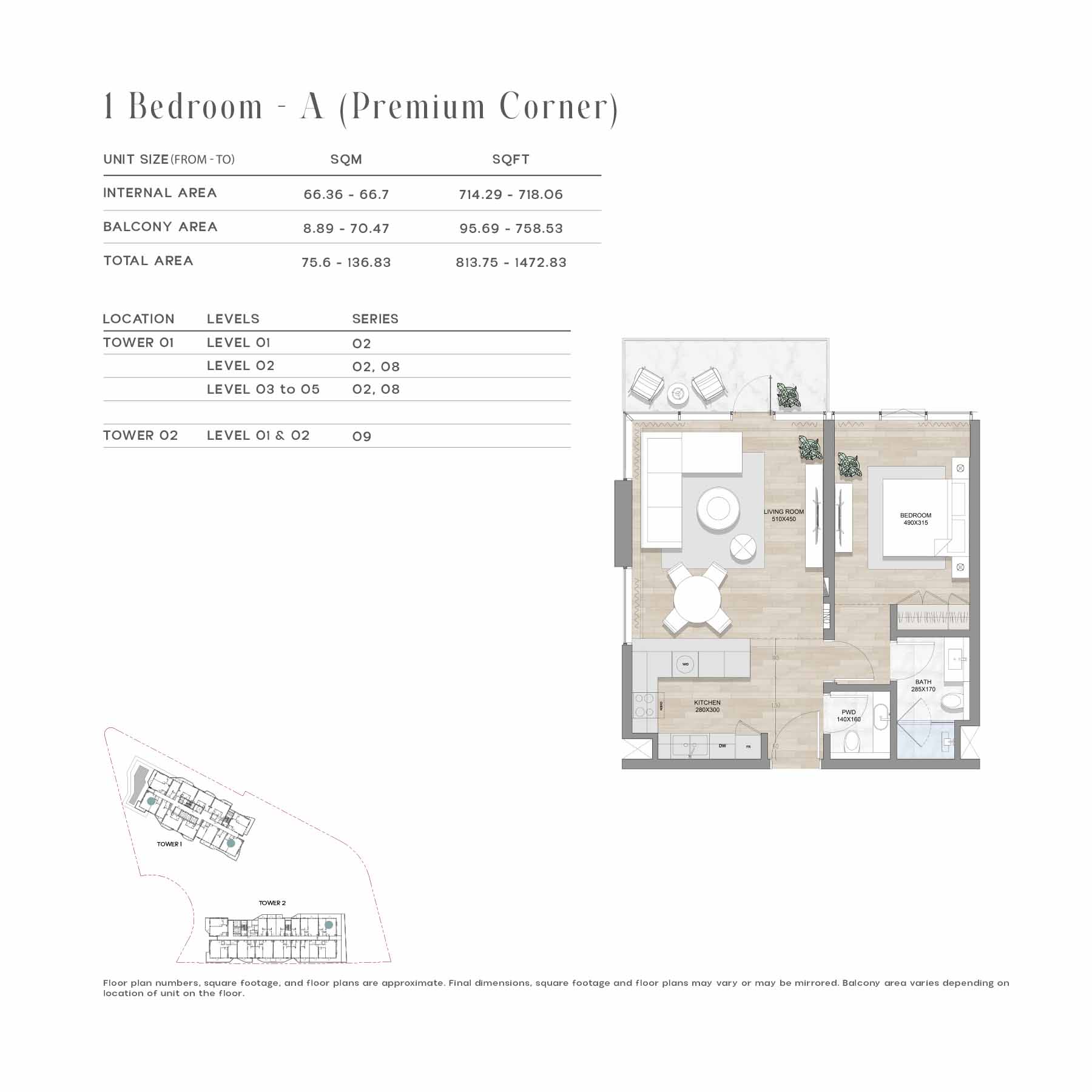 SKAI at Mina Al Arab floor plan 2