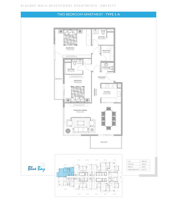 Bluebay walk floor plan 2