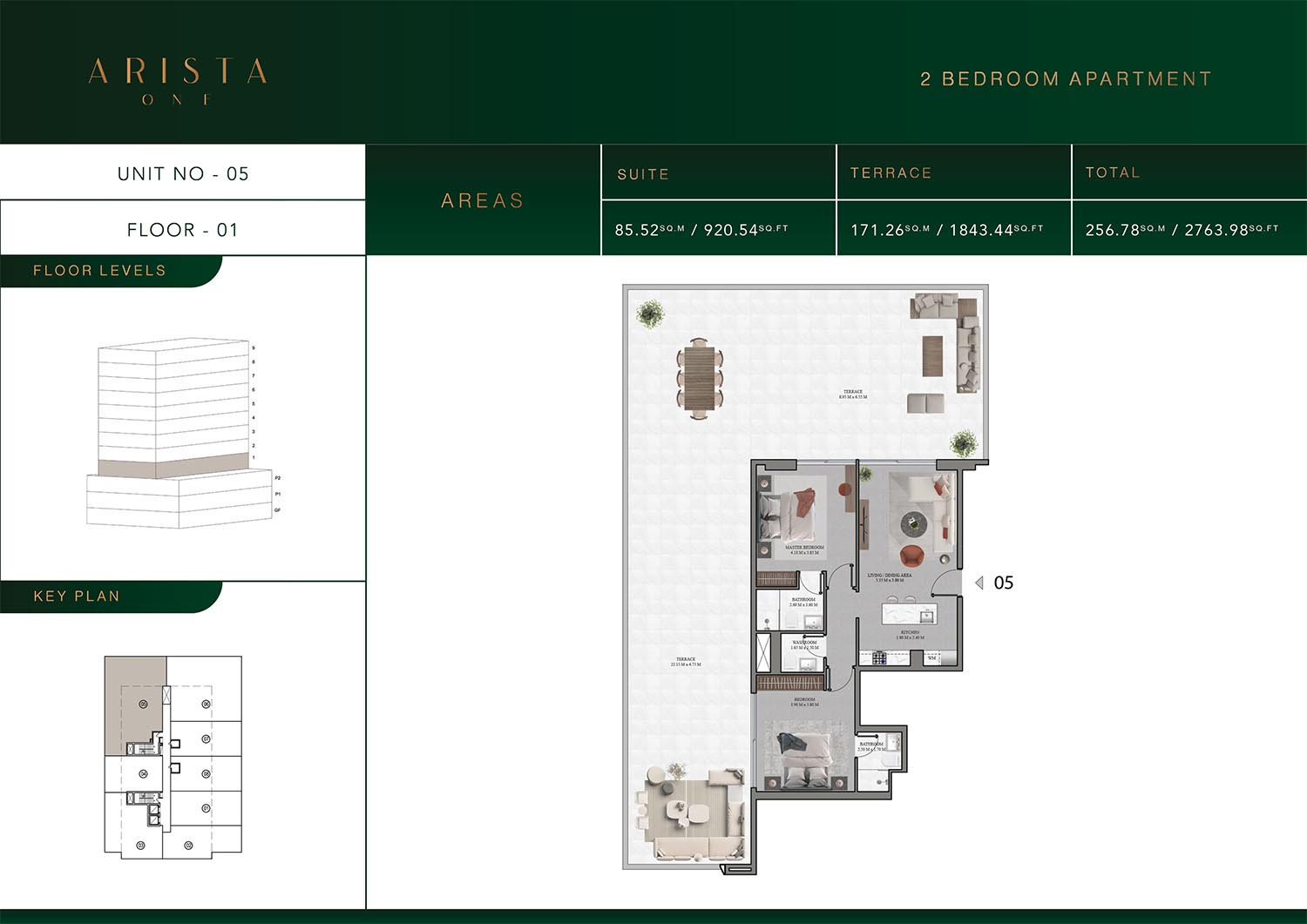 Arista One floor plan 2