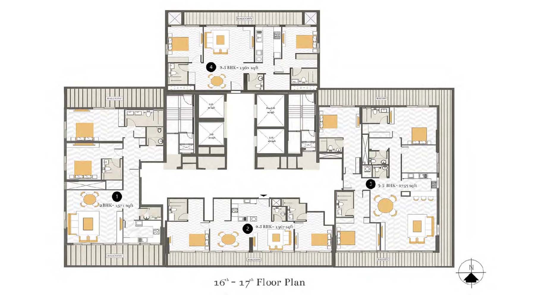 Ashwood Residences at JVT floor plan 4