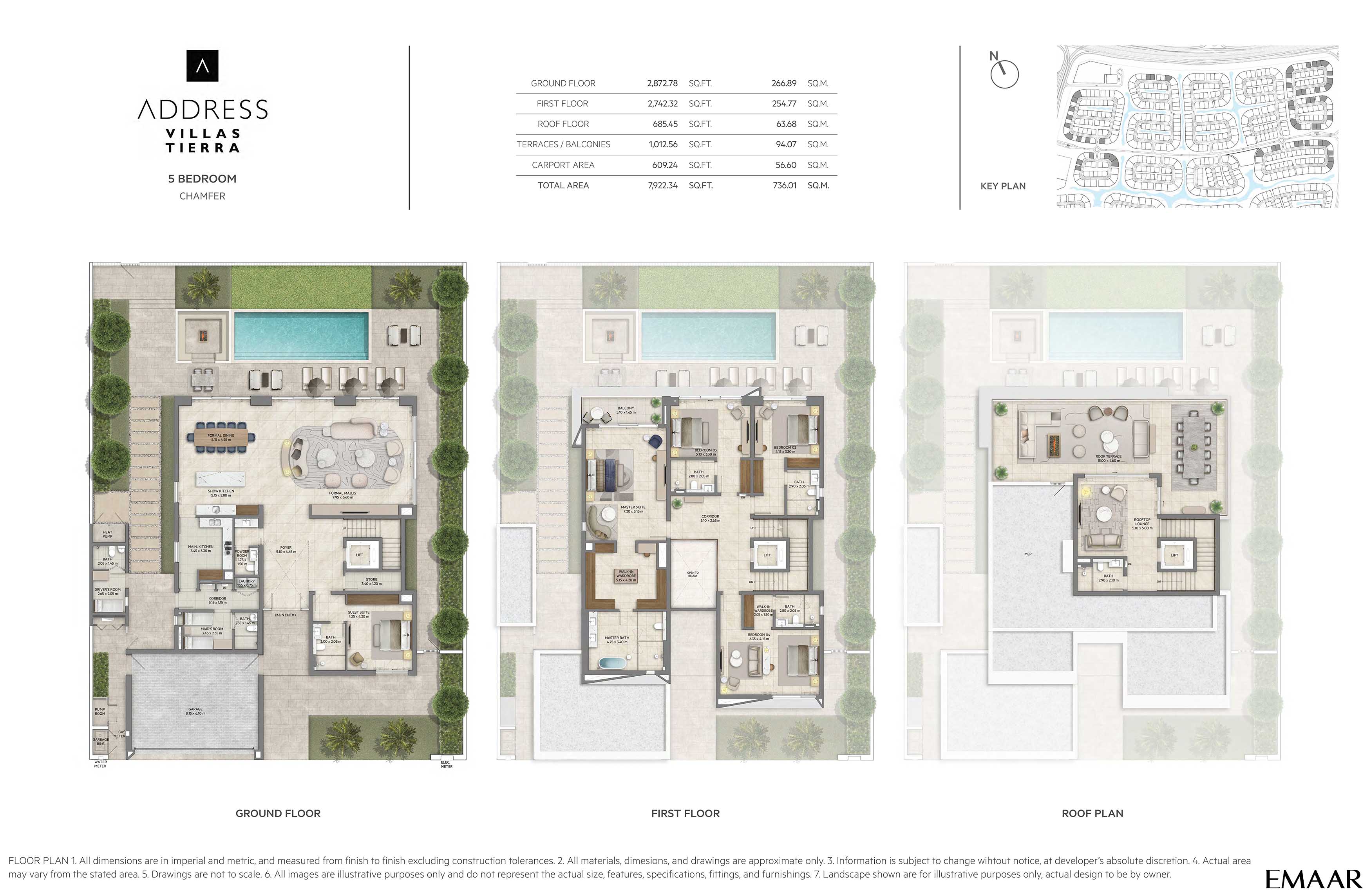 Address Villas Tierra at The Oasis floor plan 2