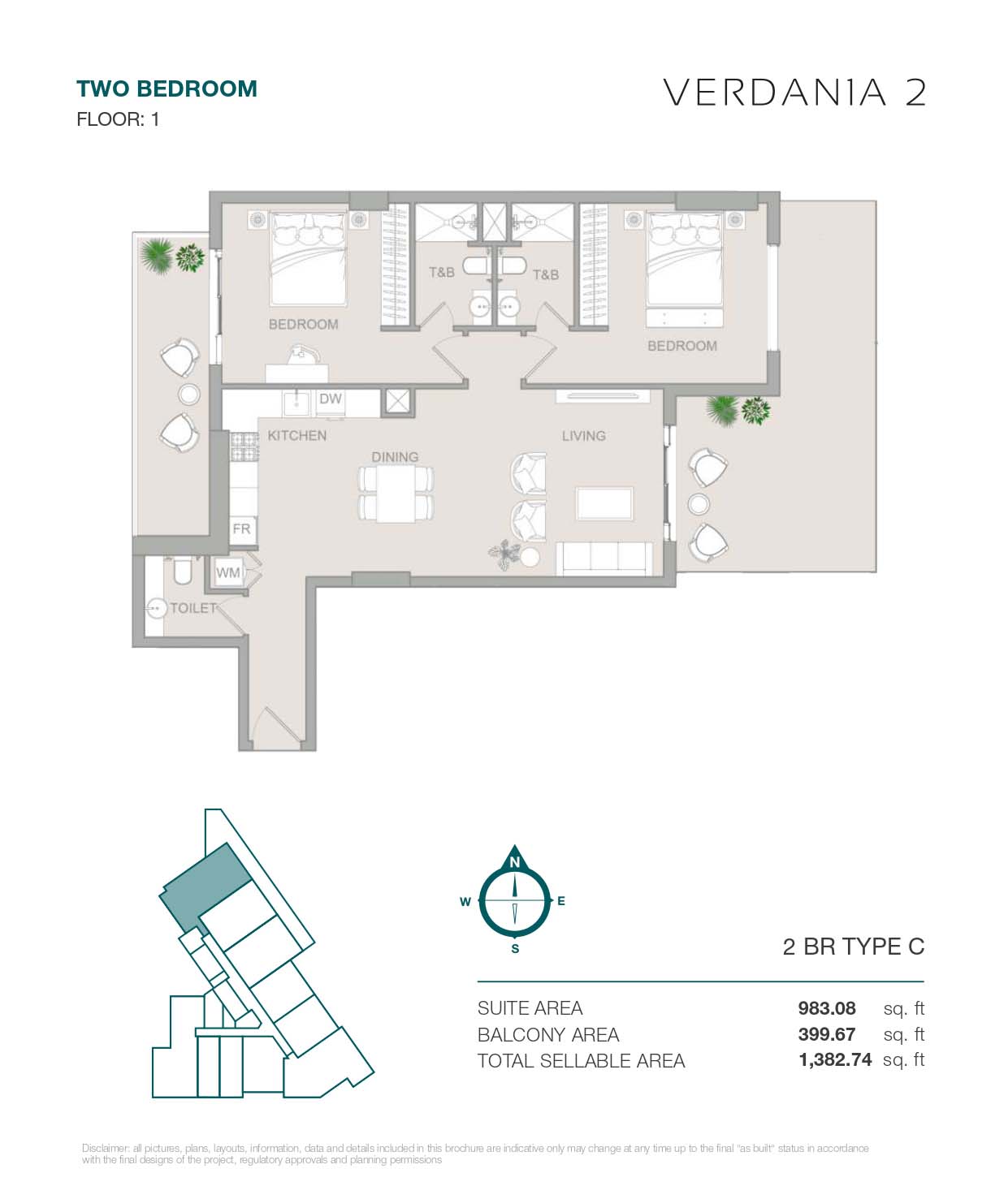 VERDANIA 2 at DLRC floor plan 4