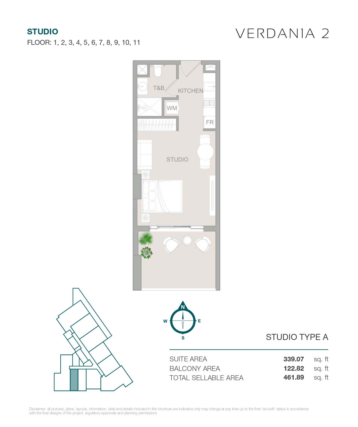 VERDANIA 2 at DLRC floor plan 1