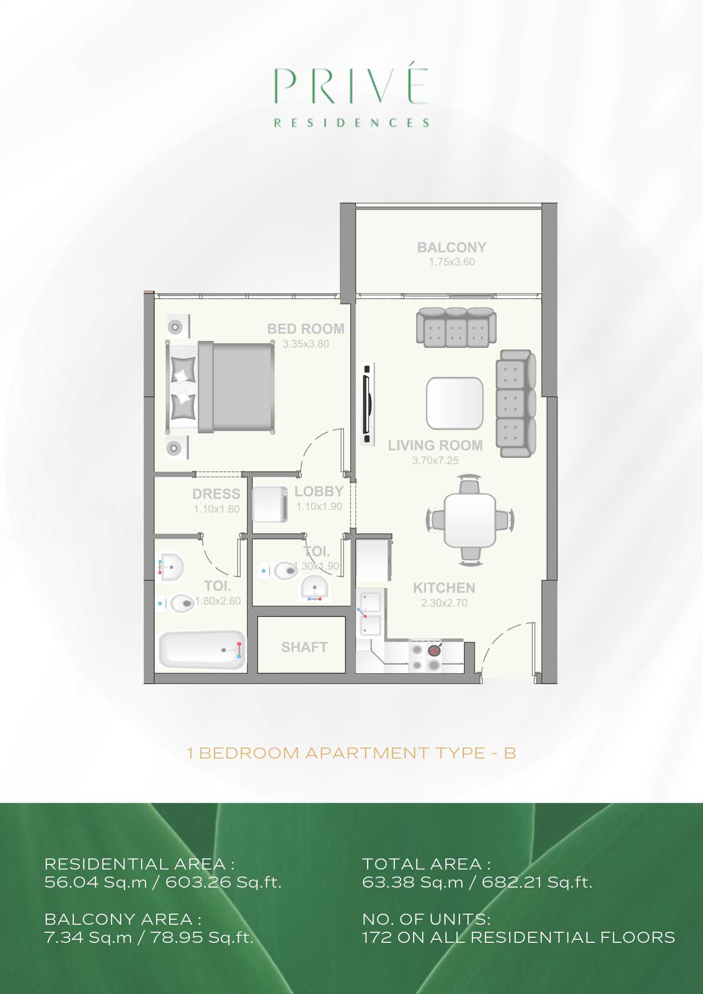 Prive Residence floor plan 2