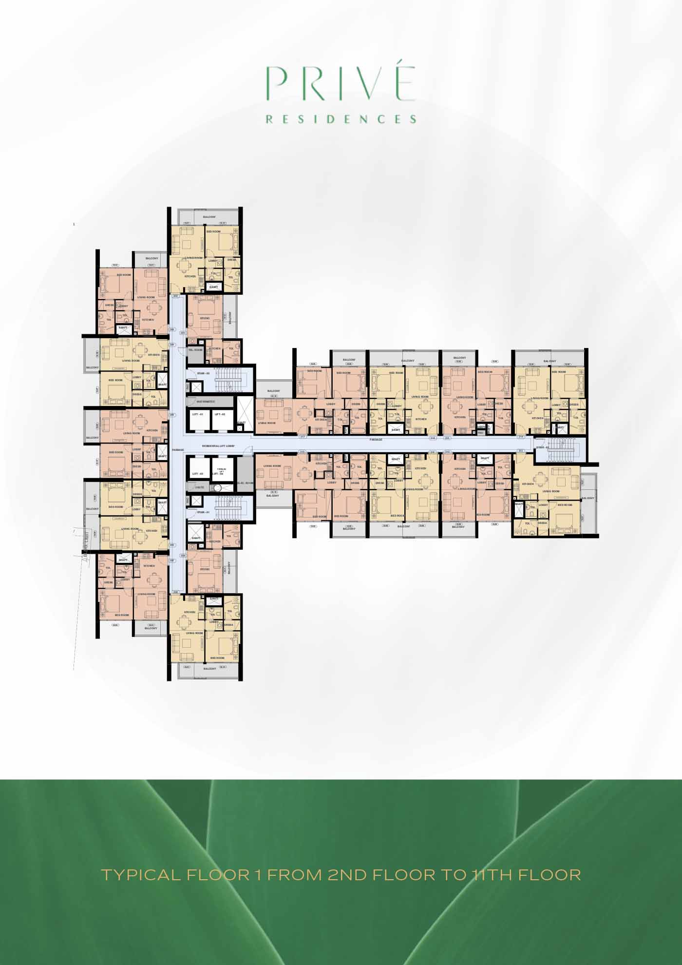Prive Residence floor plan 3