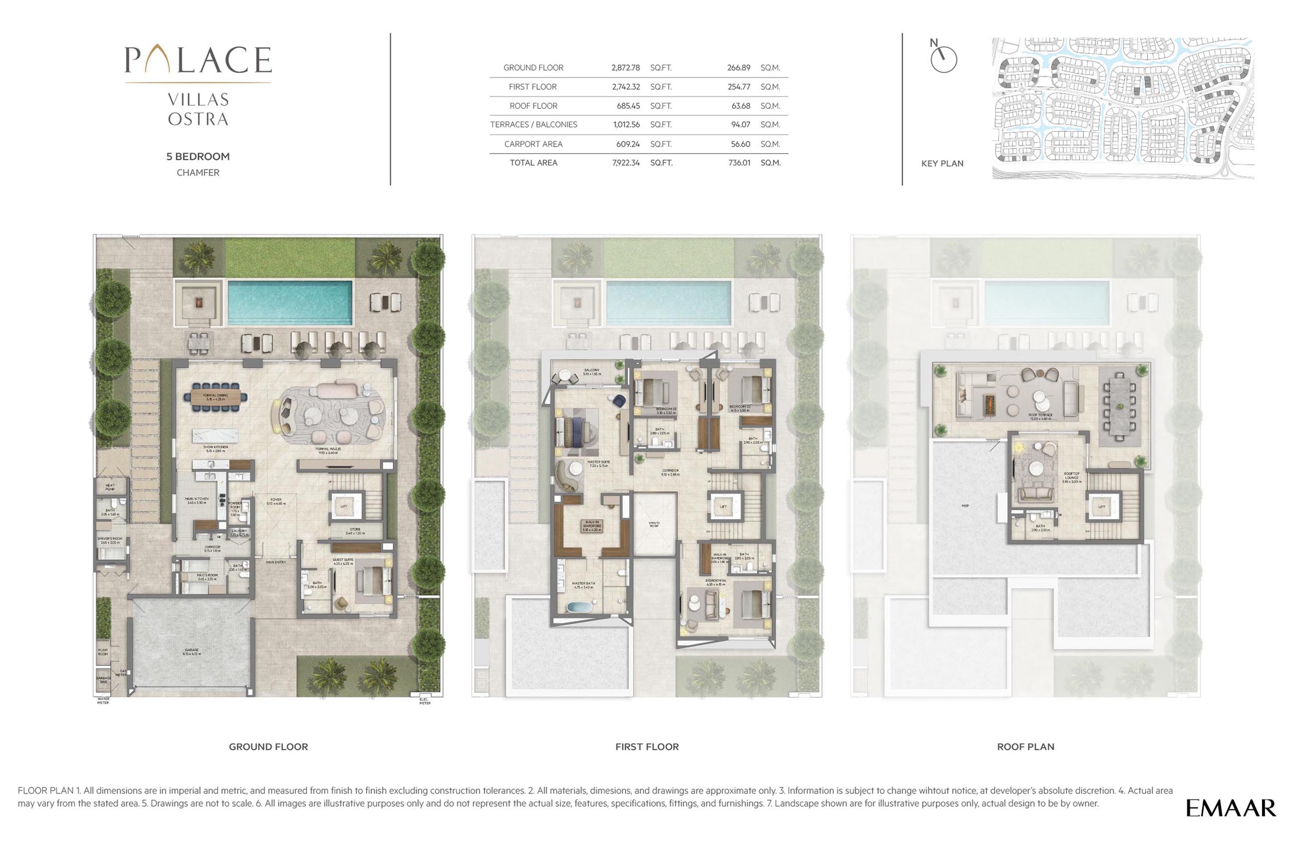 Palace Villas Ostra at The Oasis floor plan 2