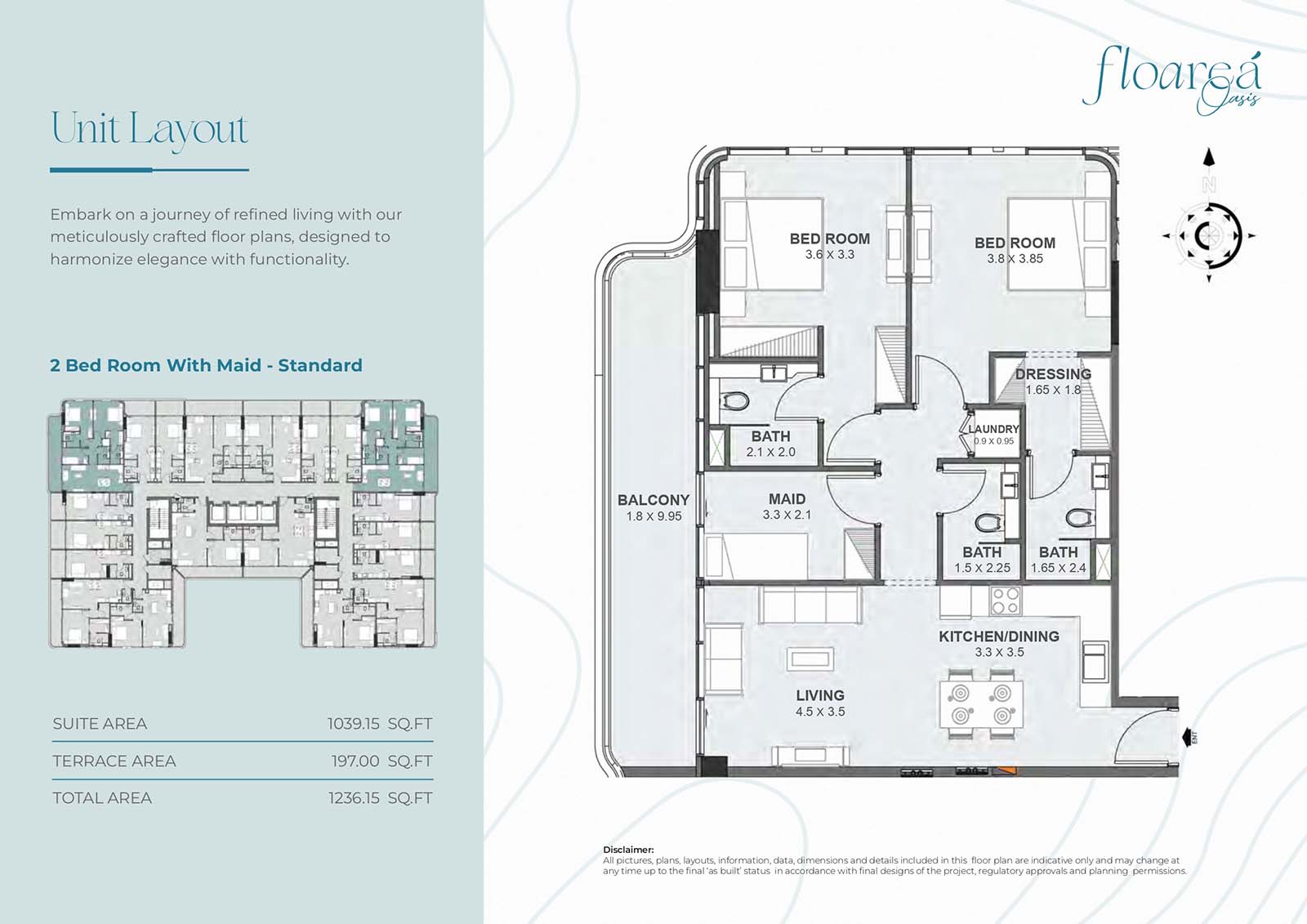 Floarea Oasis at DLRC floor plan 4
