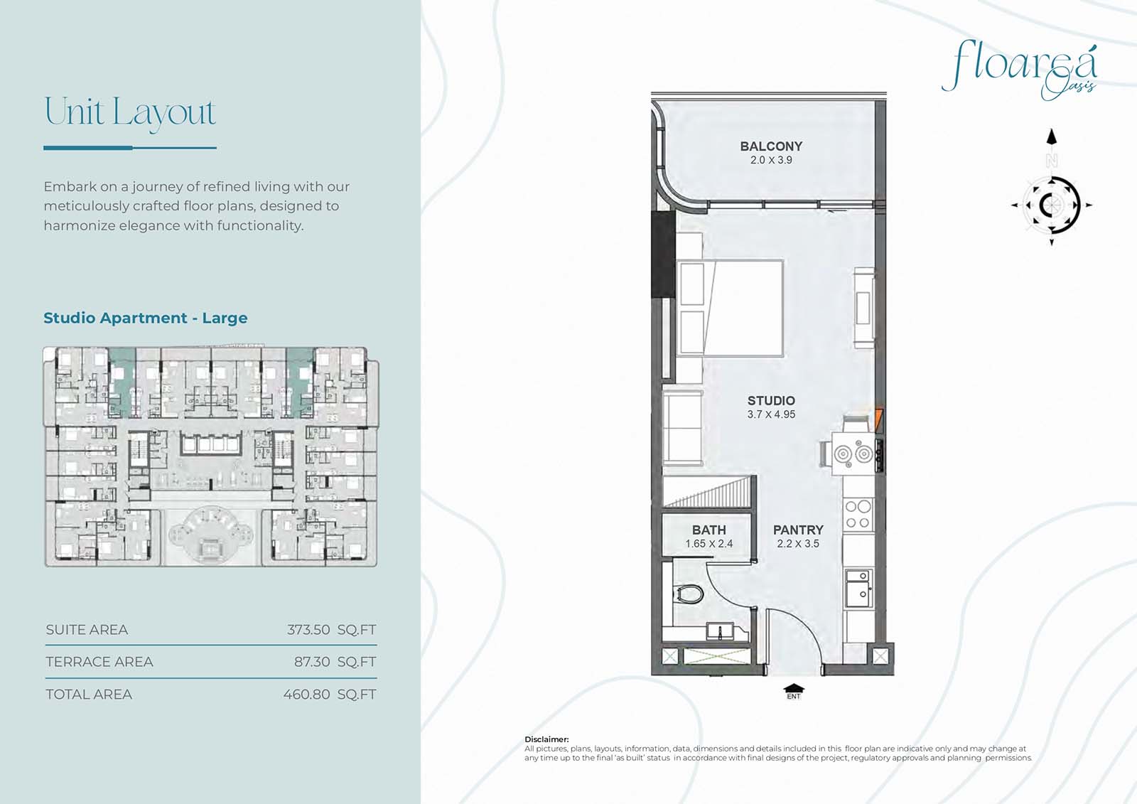 Floarea Oasis at DLRC floor plan 1