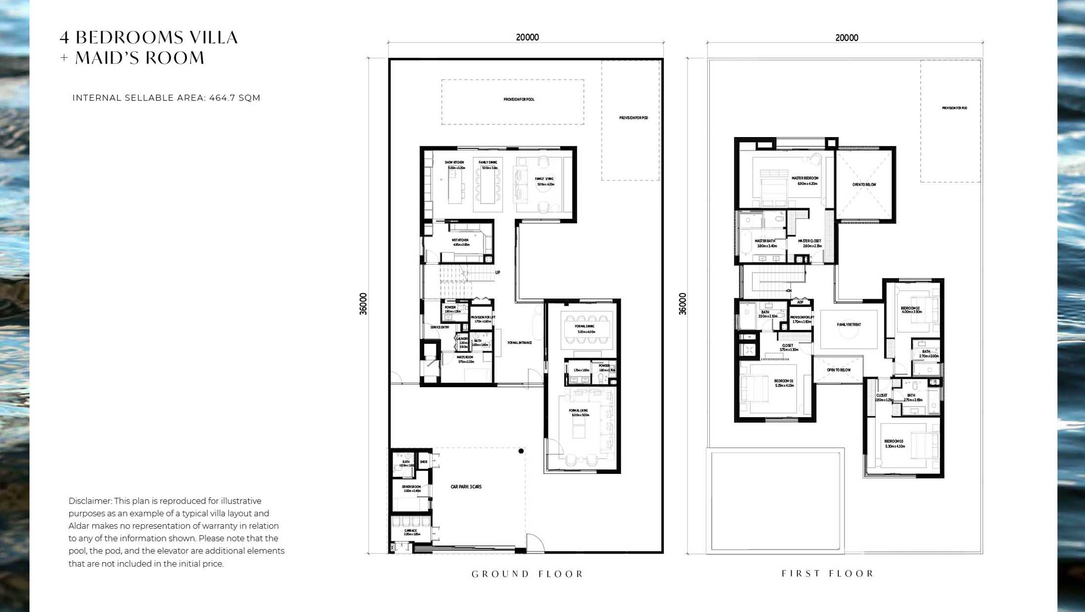 Saadiyat Lagoons Wilds floor plan 2