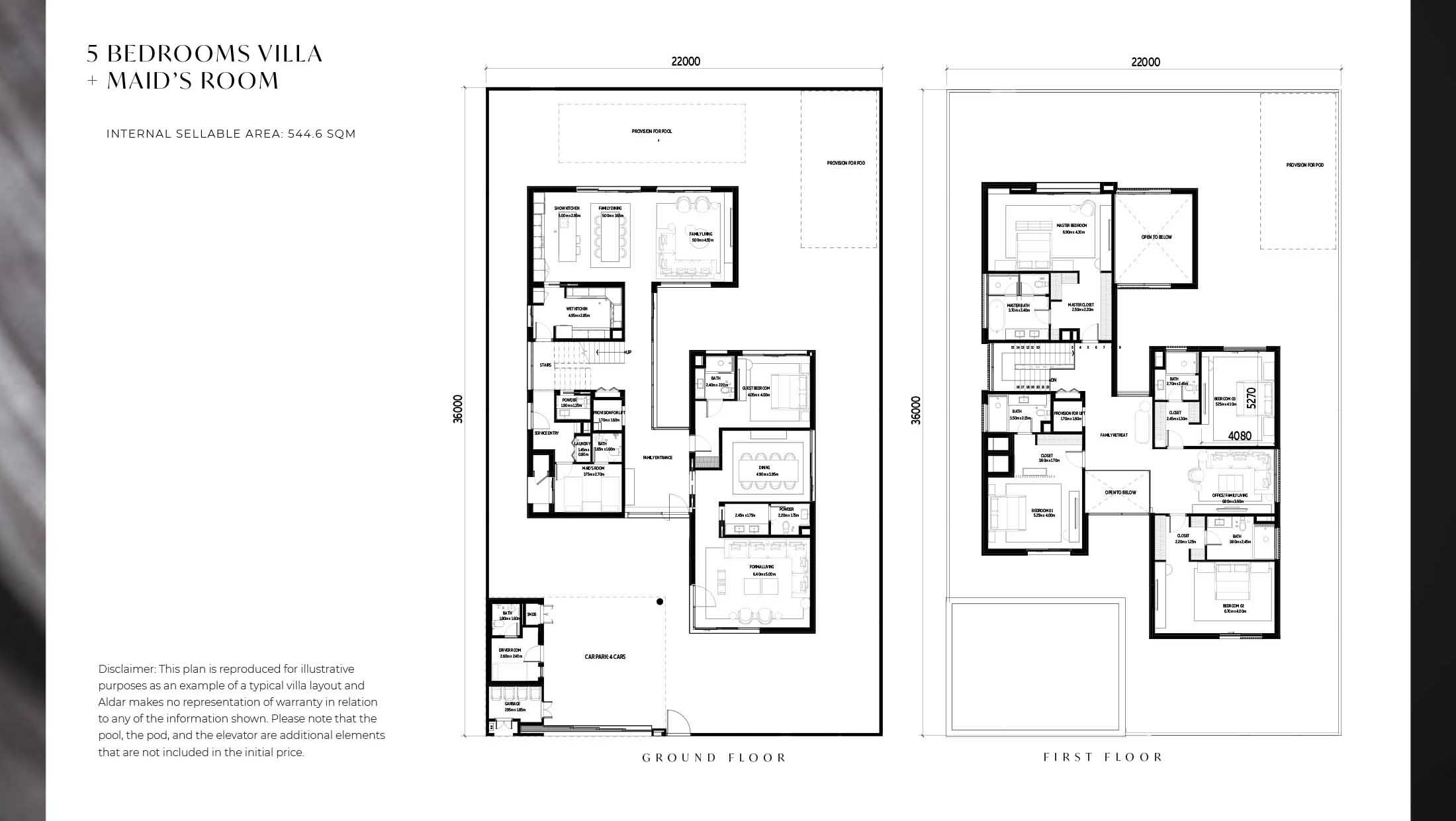 Saadiyat Lagoons Wilds floor plan 3