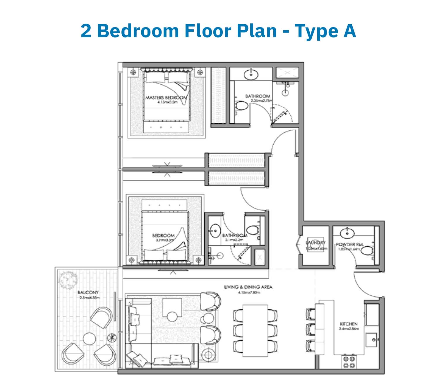 Blue Beach Residence by Ajmal Makan floor plan 2
