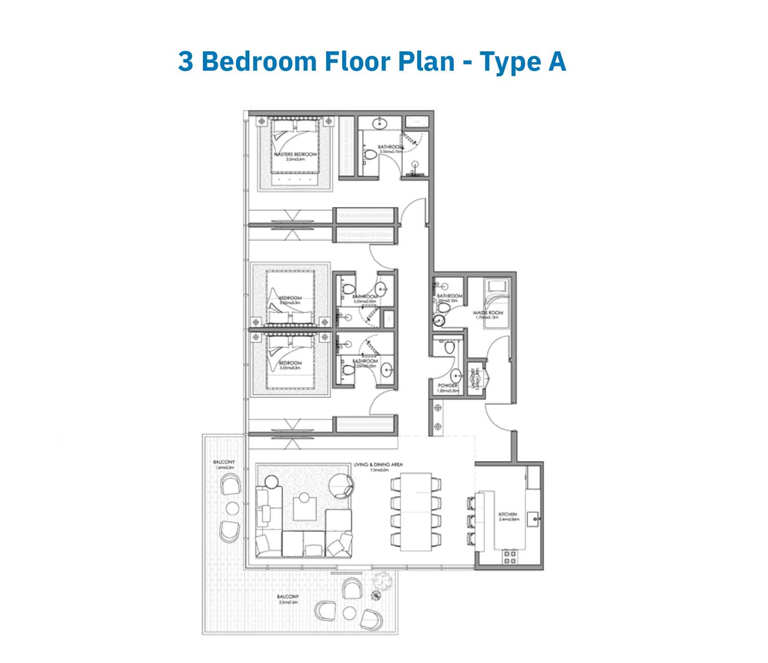 Blue Beach Residence by Ajmal Makan floor plan 4