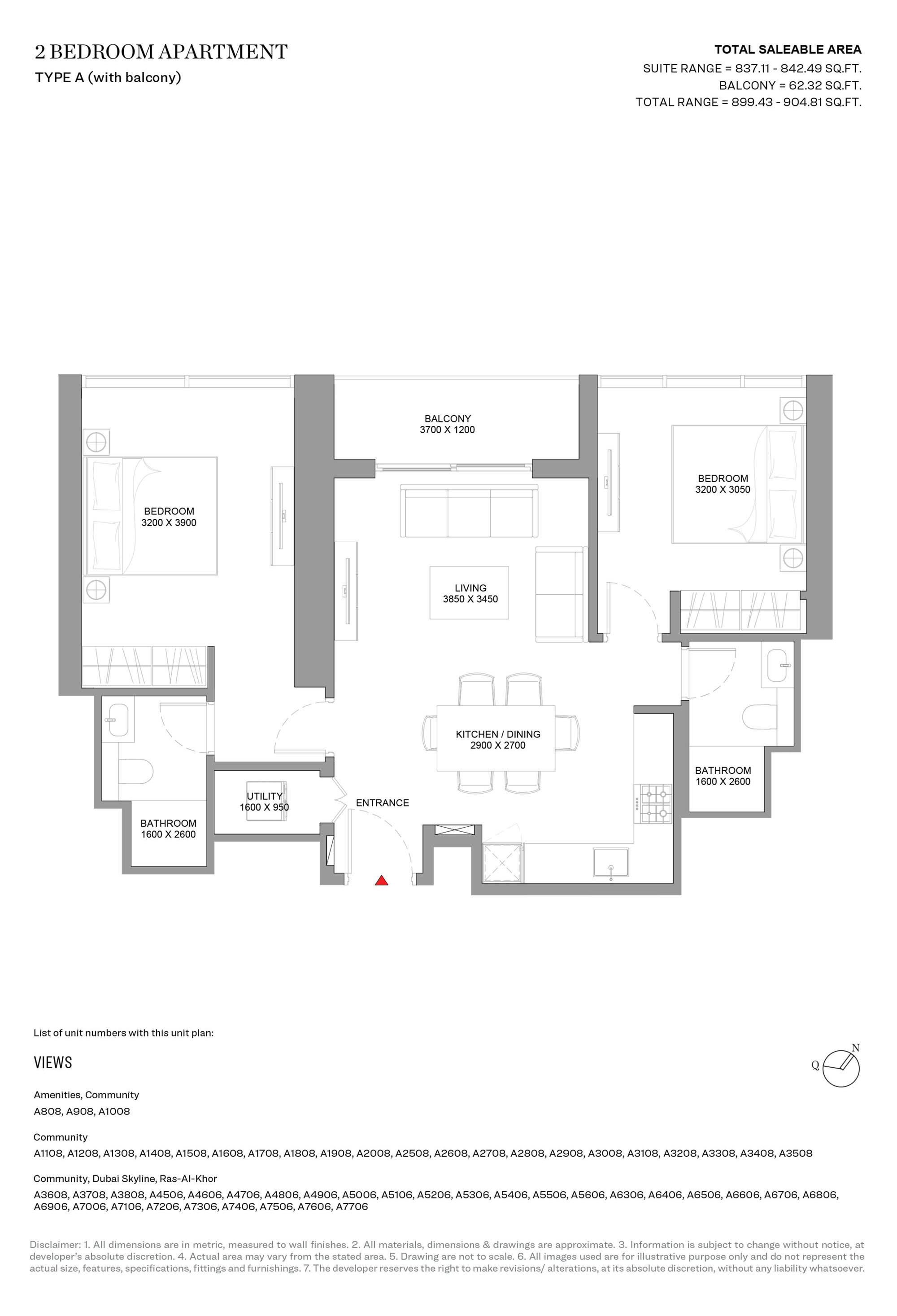 Skyvue Stellar at Sobha Hartland 2 floor plan 3