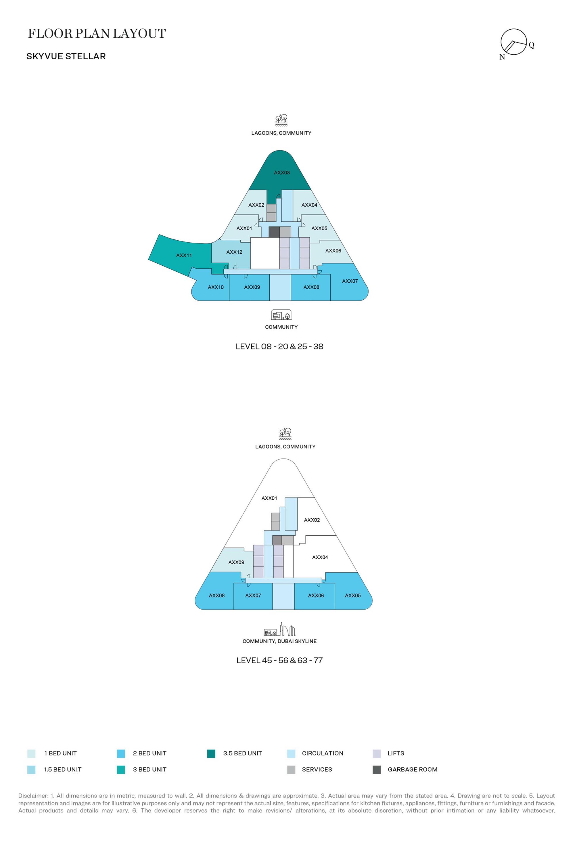 Skyvue Stellar at Sobha Hartland 2 floor plan 2