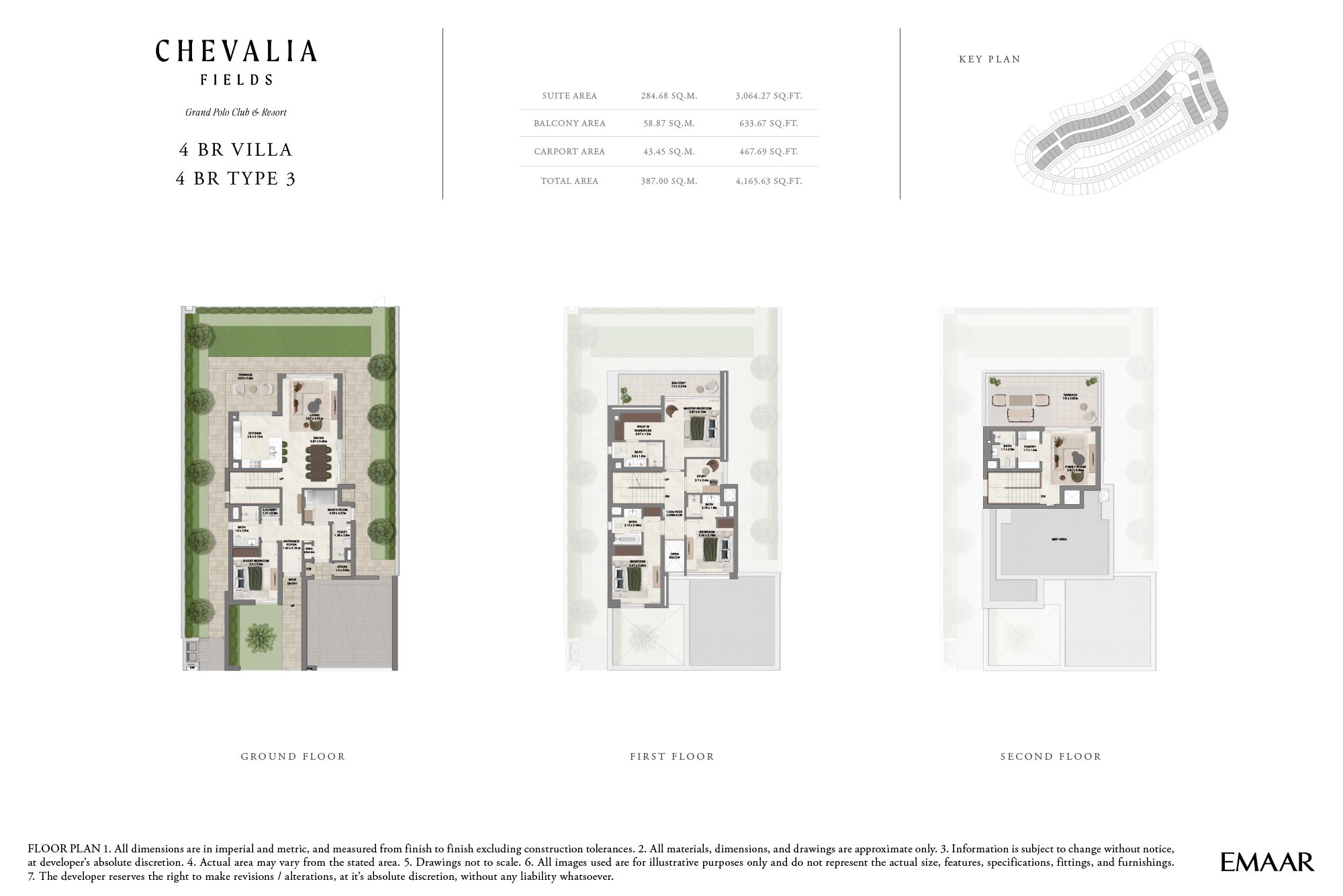 Chevalia Fields at Grand Polo floor plan 1
