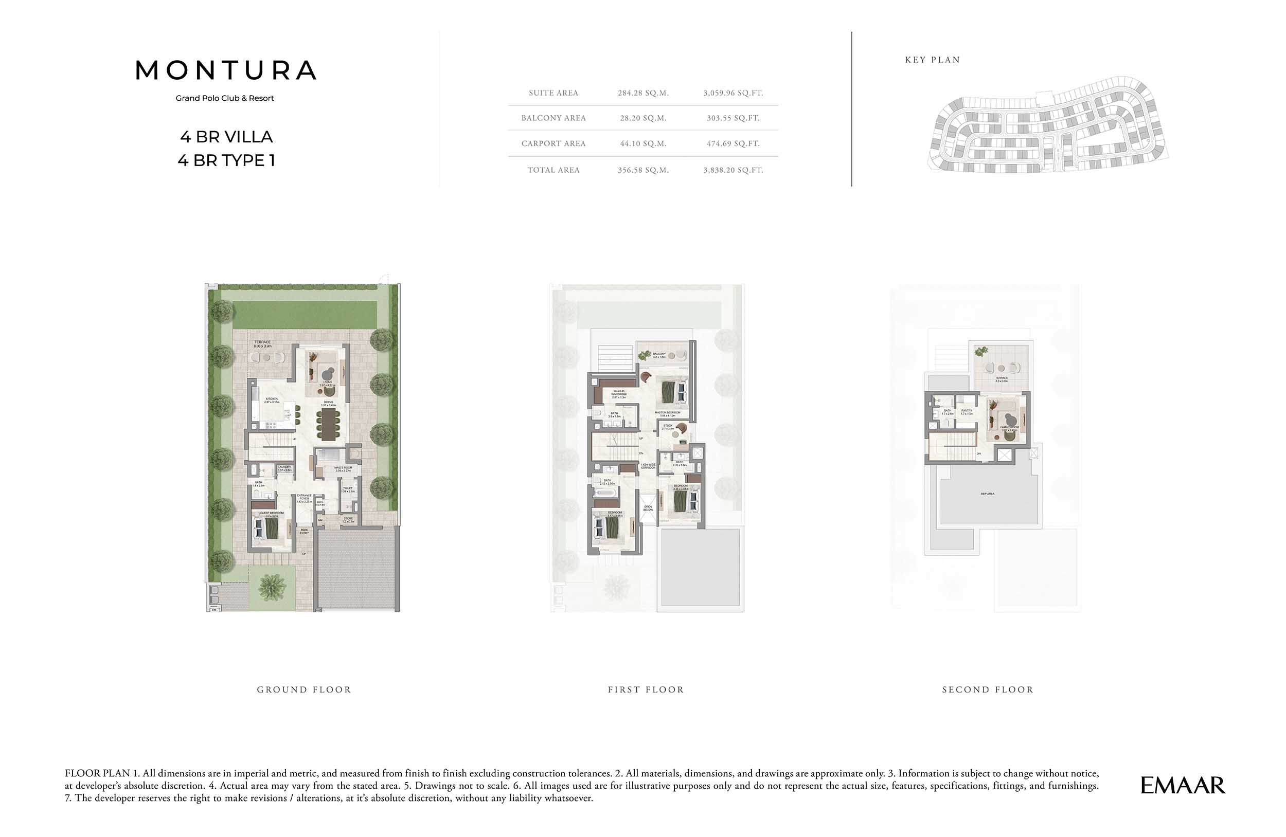 Montura at Grand Polo floor plan 1