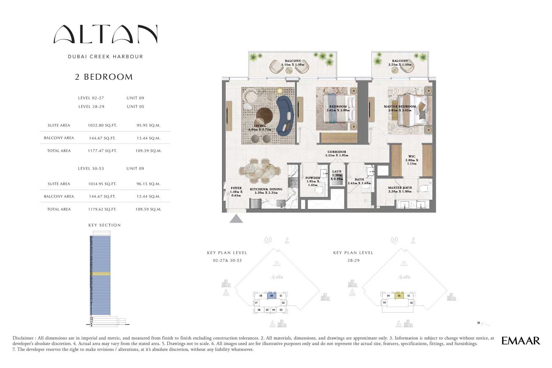 Altan at Dubai Creek Harbour floor plan 2