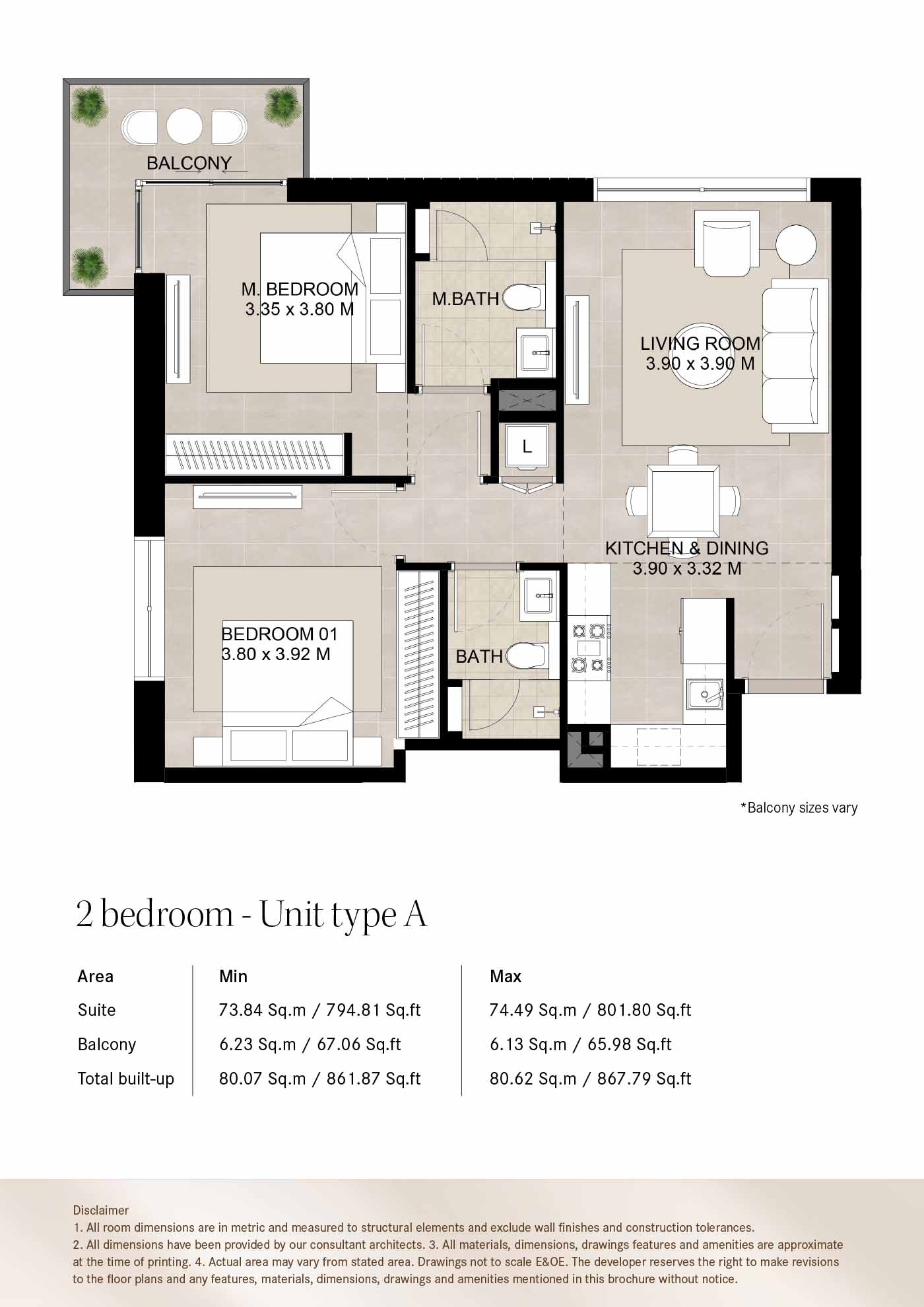 Augusta at Town Square floor plan 2