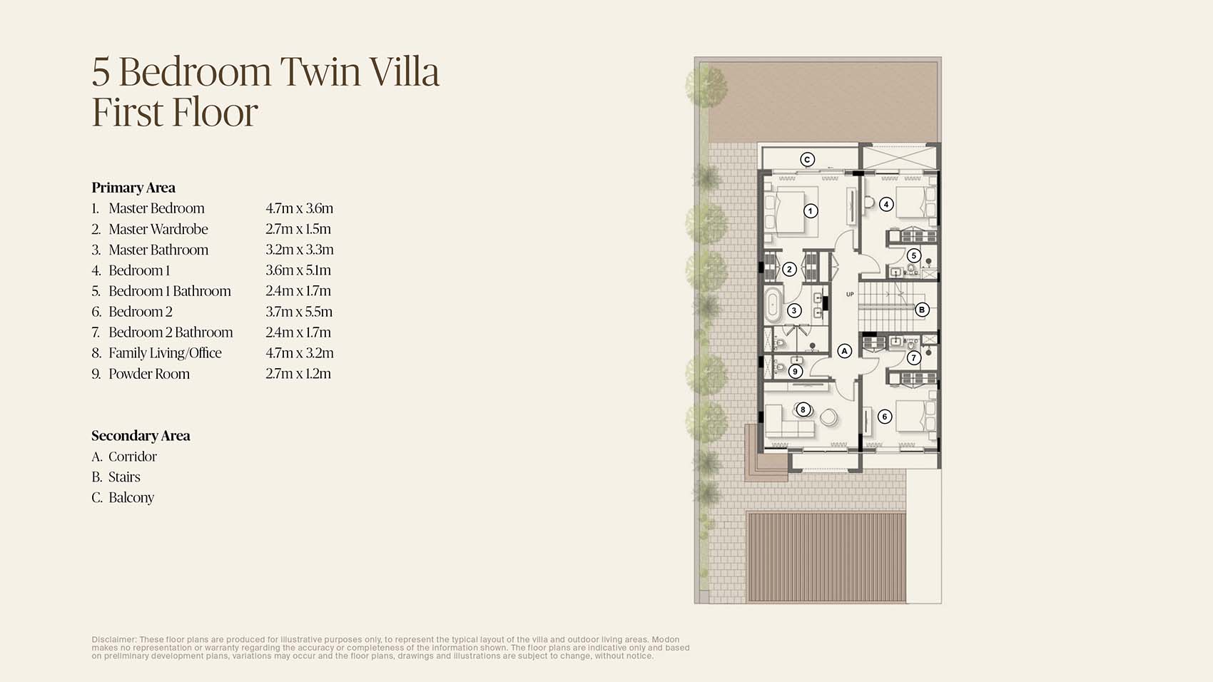 Nawayef Village by Modon floor plan 3