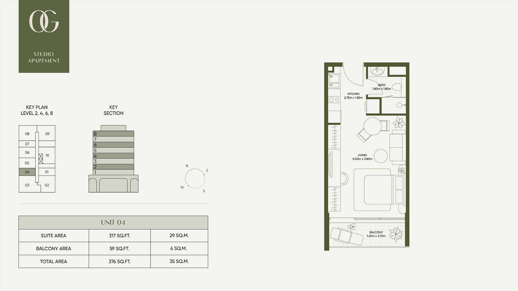 Olivia Gardens Residence floor plan 1