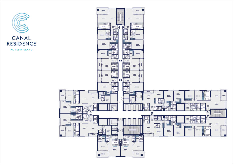 Canal Residence at Al Reem floor plan 2