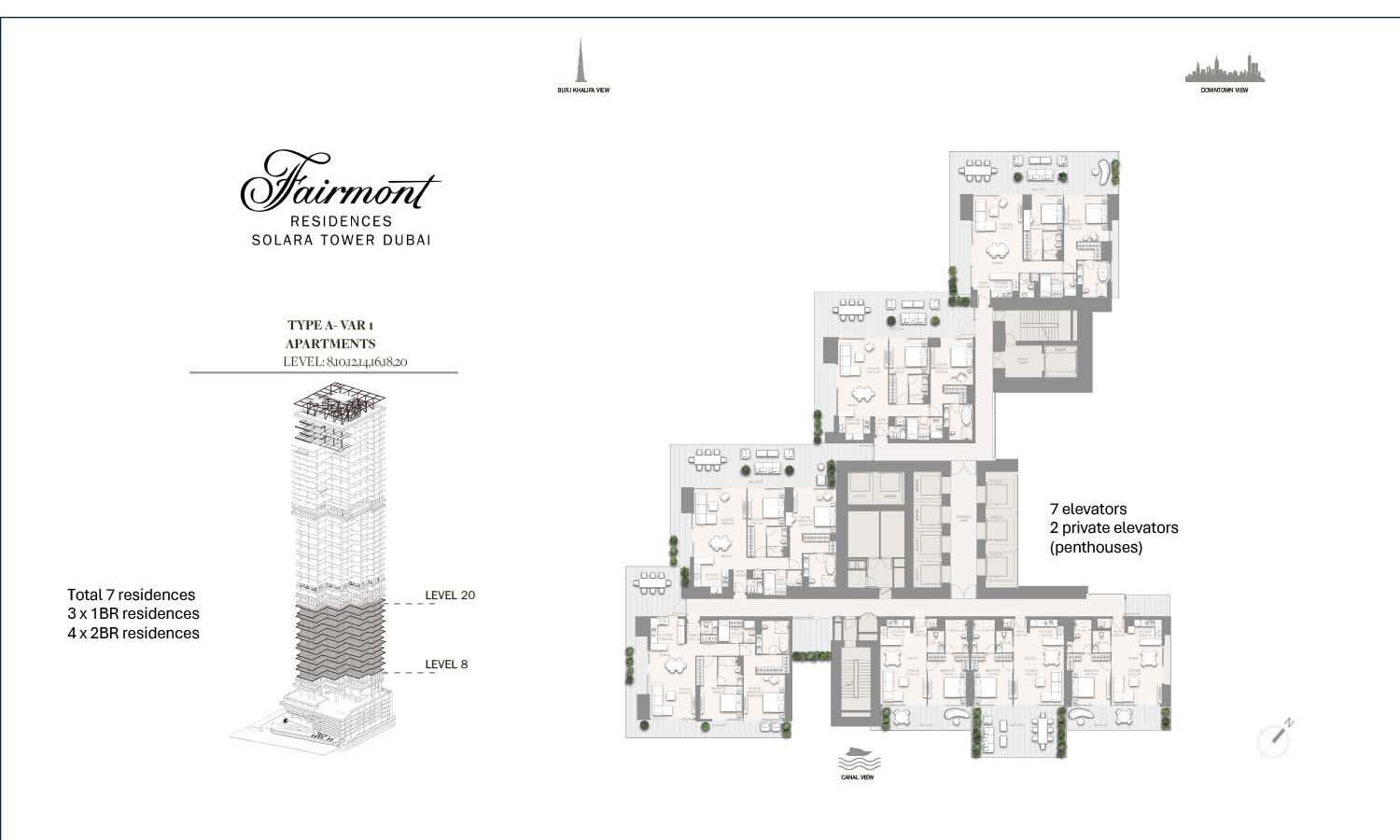Fairmont Residences at Al Marjan floor plan 2