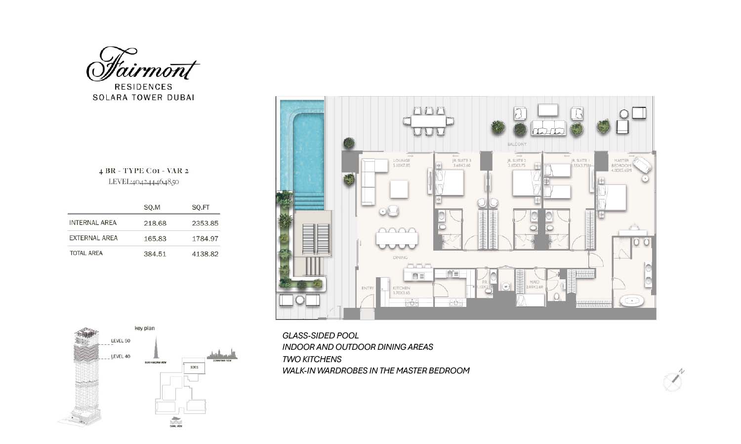 Fairmont Residences at Al Marjan floor plan 5