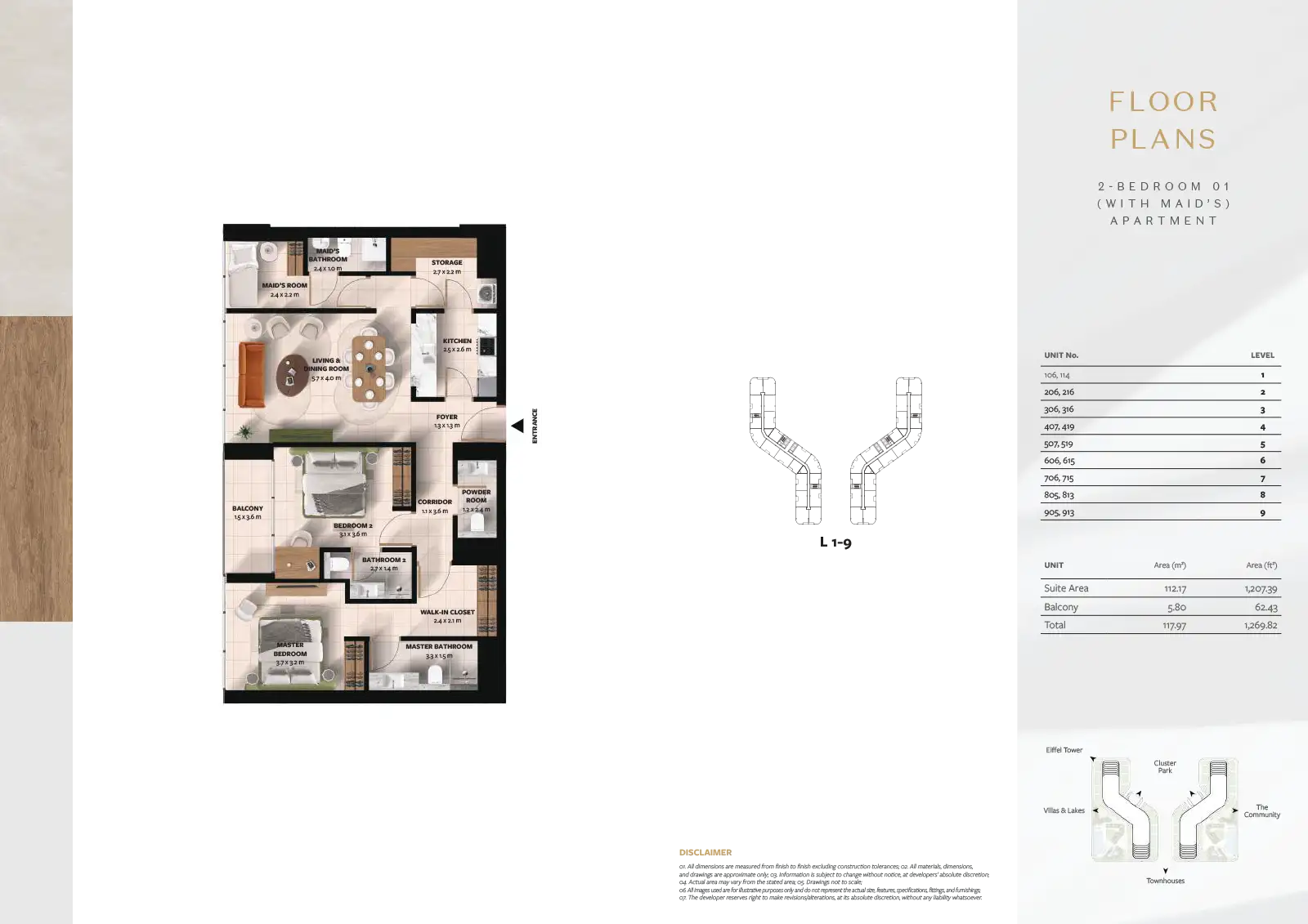 Cascada 1 at Waada floor plan 2