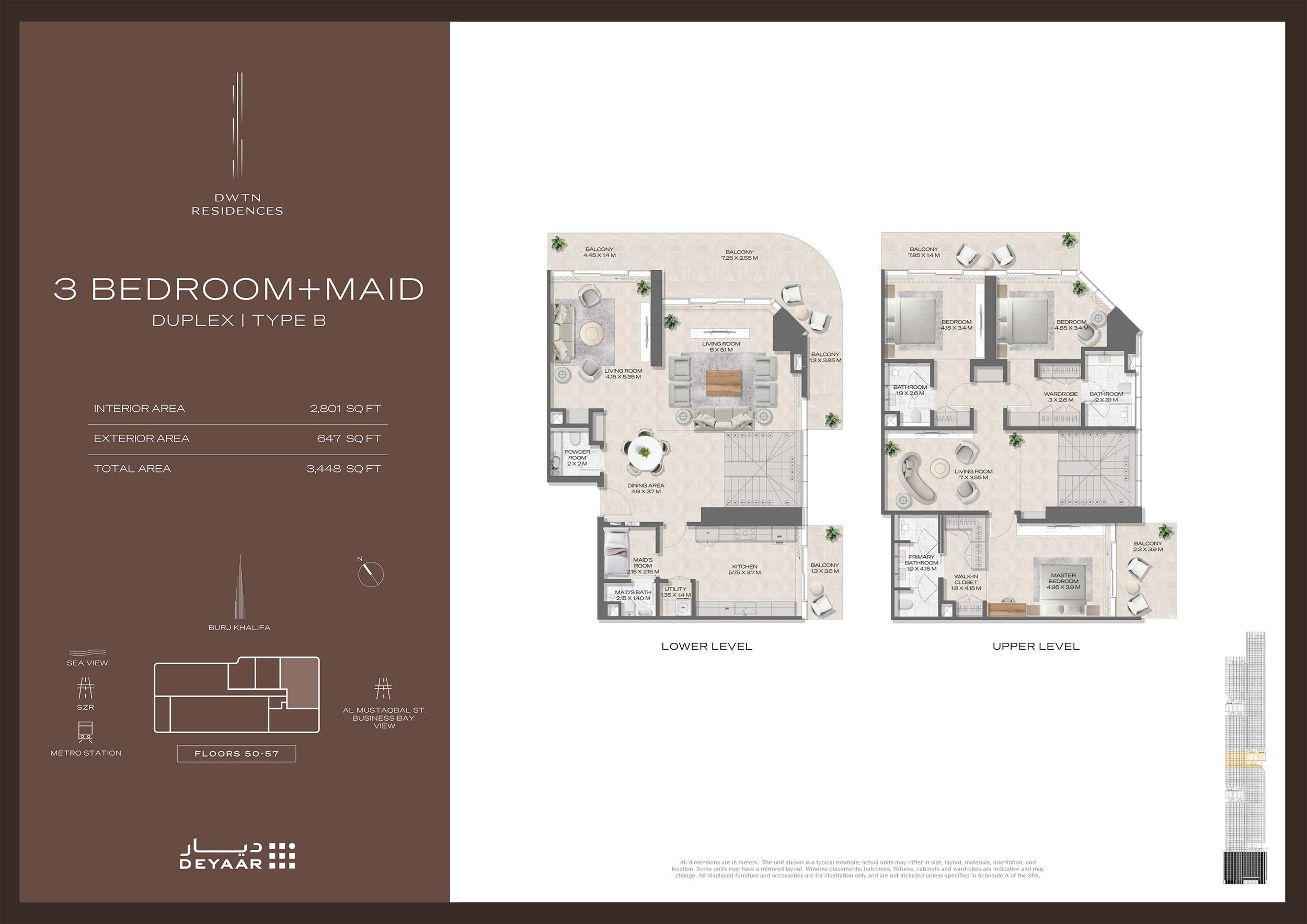 Deyaar DWTN Residences floor plan 6