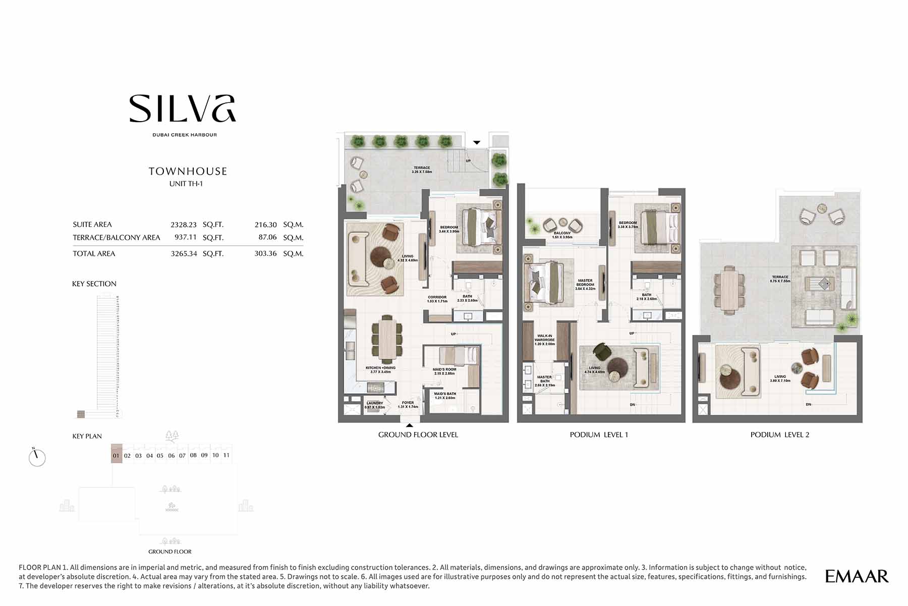 Silva at Dubai Creek Harbour floor plan 4
